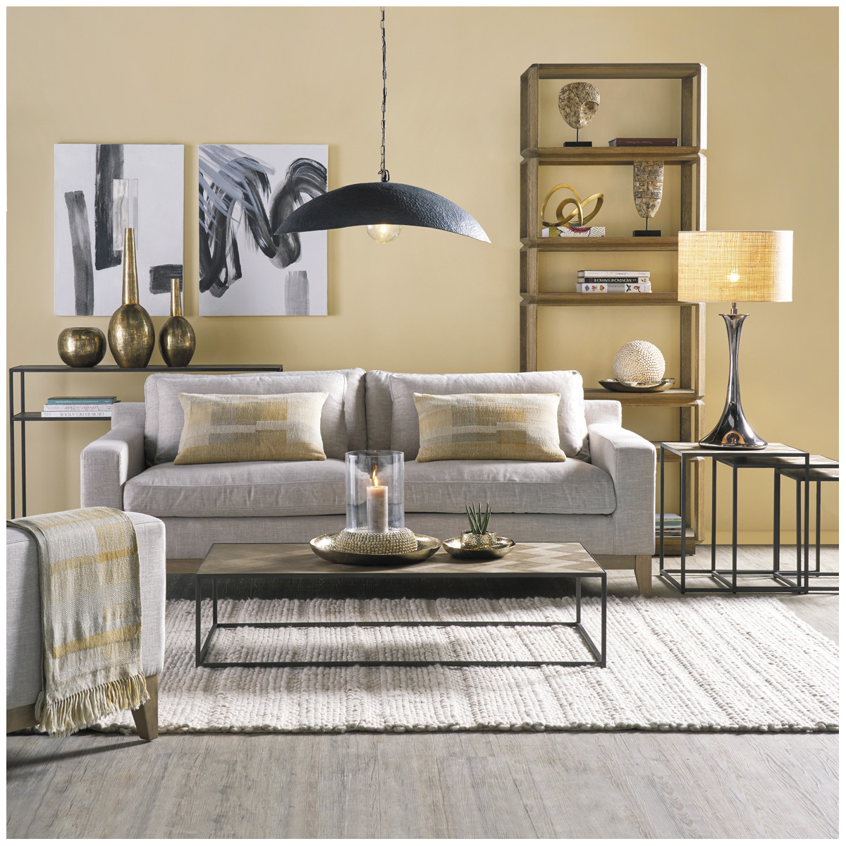 Dish BLANC D'IVOIRE Golden