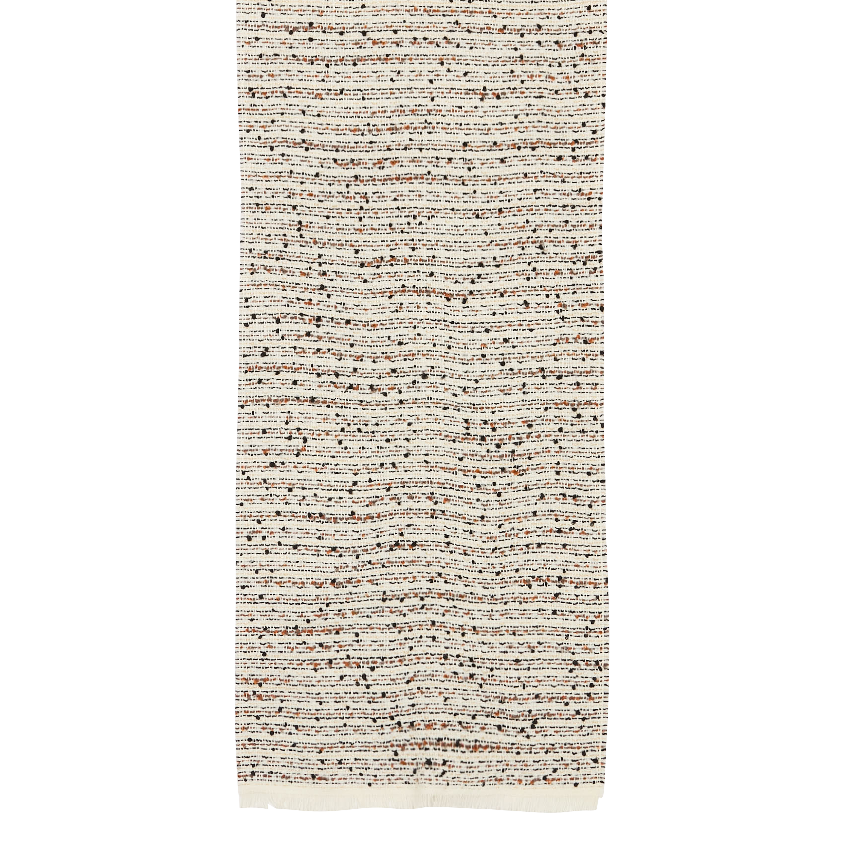 Echarpe rectangulaire effet tweed LA FEE MARABOUTEE Blanc