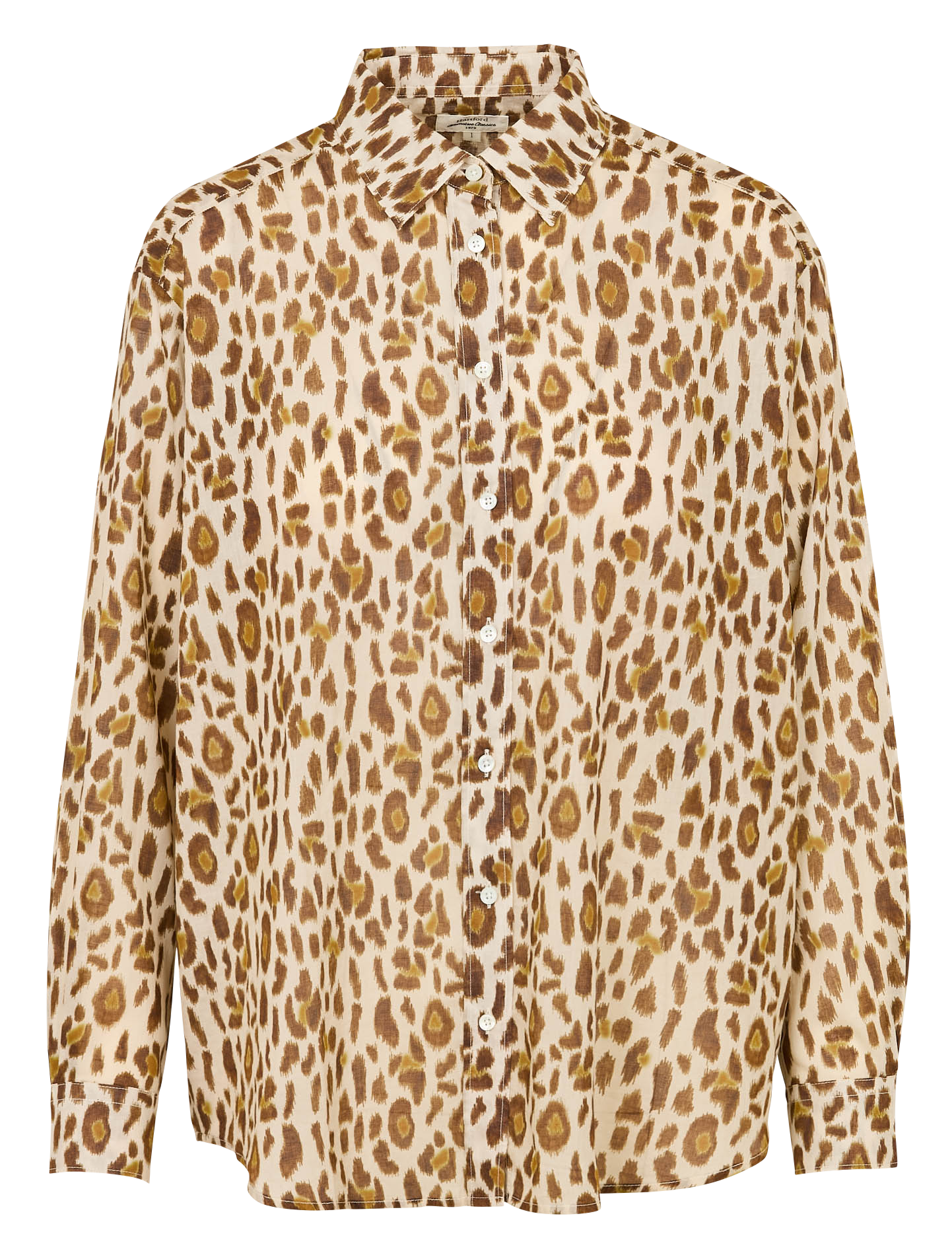 Blouse col classique en coton HARTFORD Multicolore