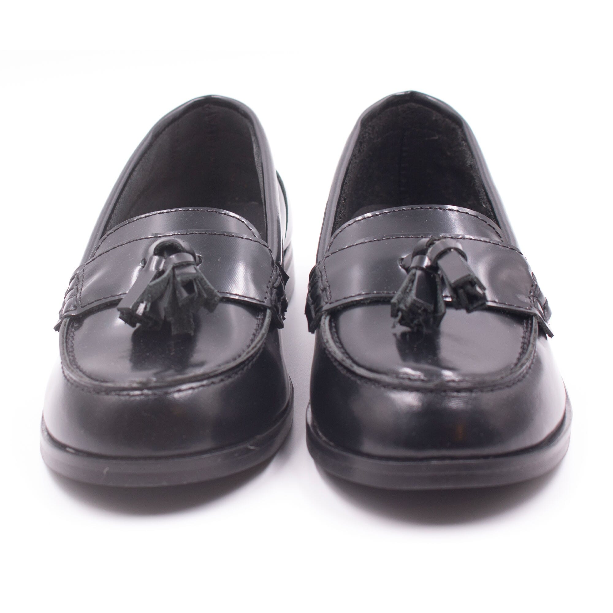 Girl's moccasins with pompoms Boni & Sidonie Black