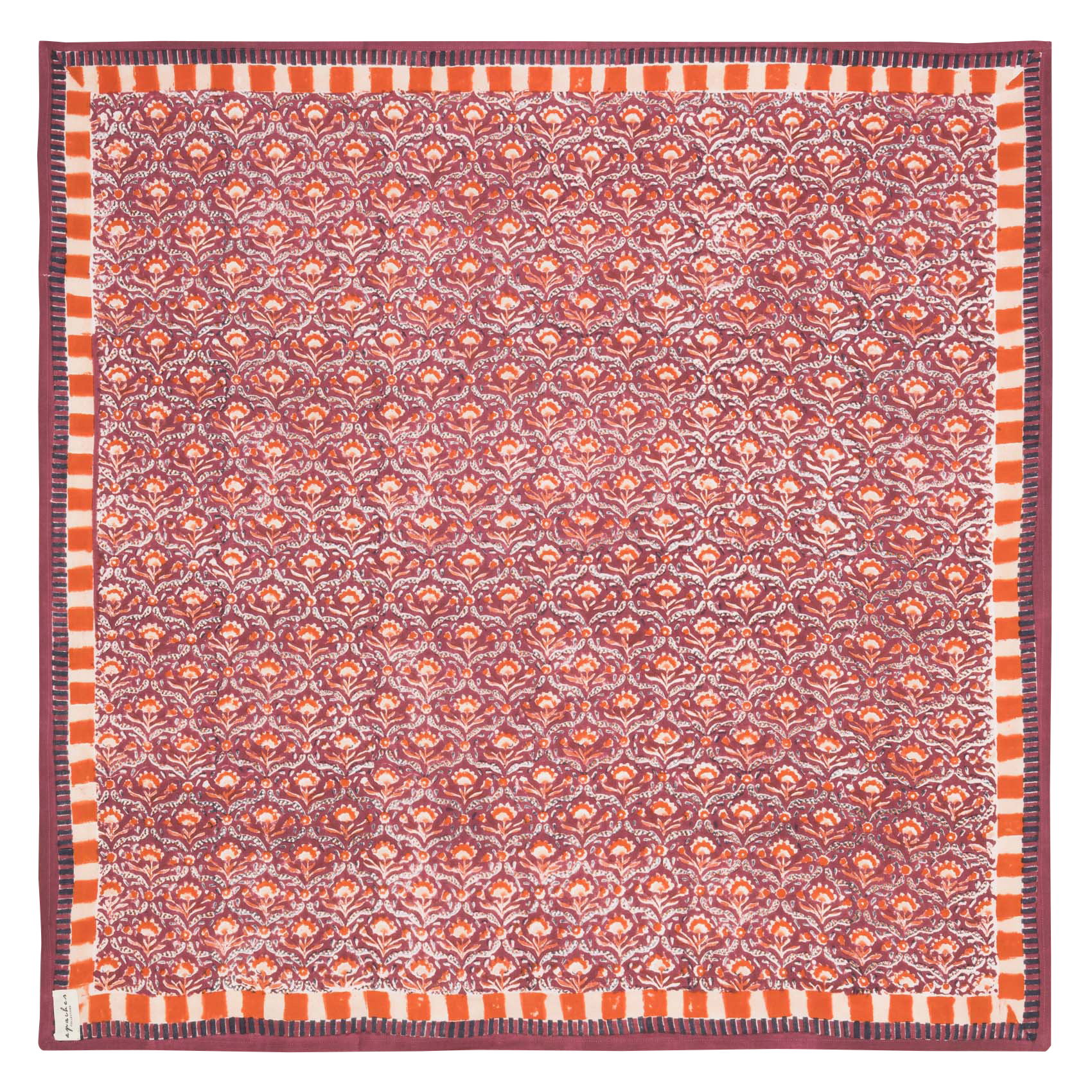 Foulard en coton APACHES COLLECTIONS Rouge