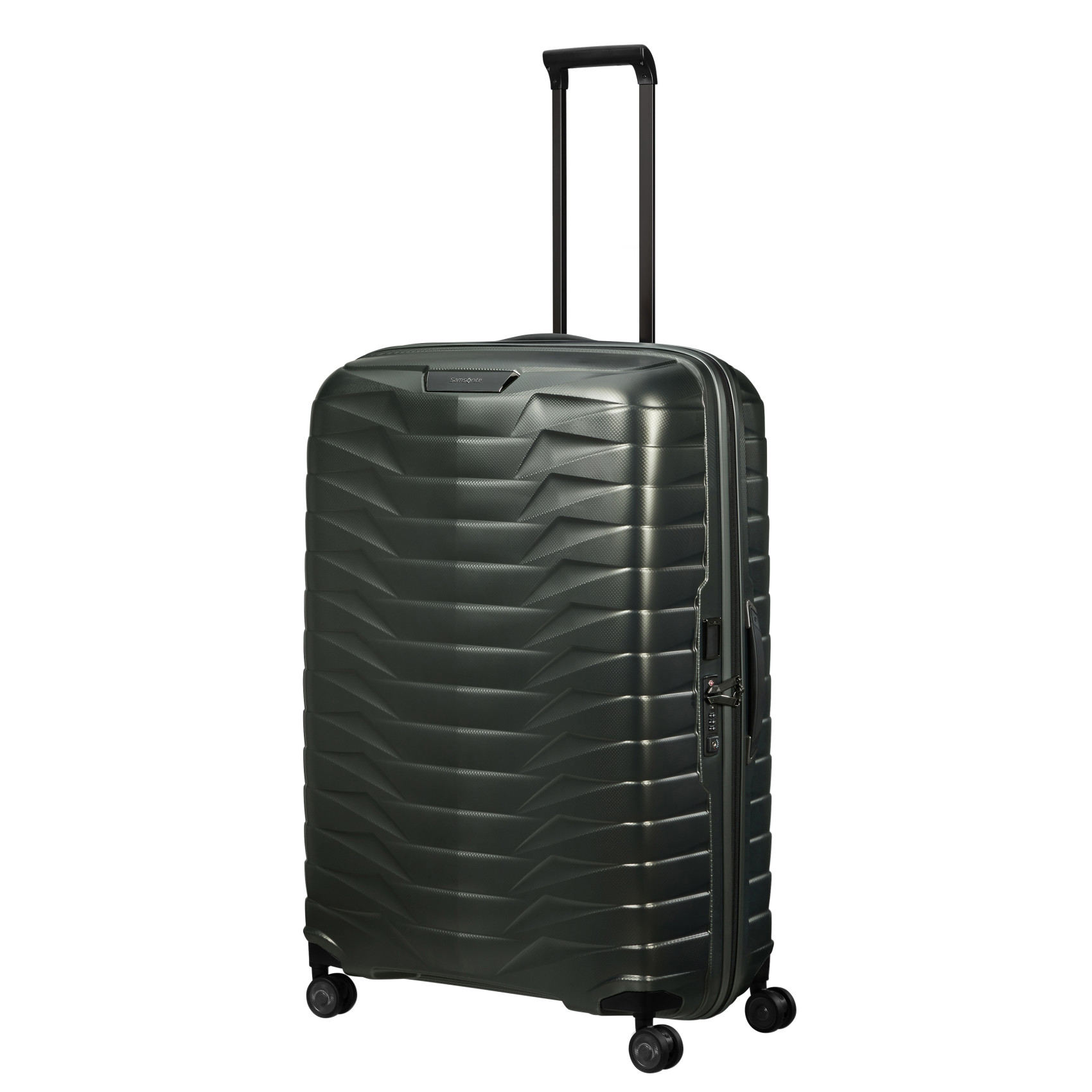 Proxis suitcase 4 wheels size xl Black