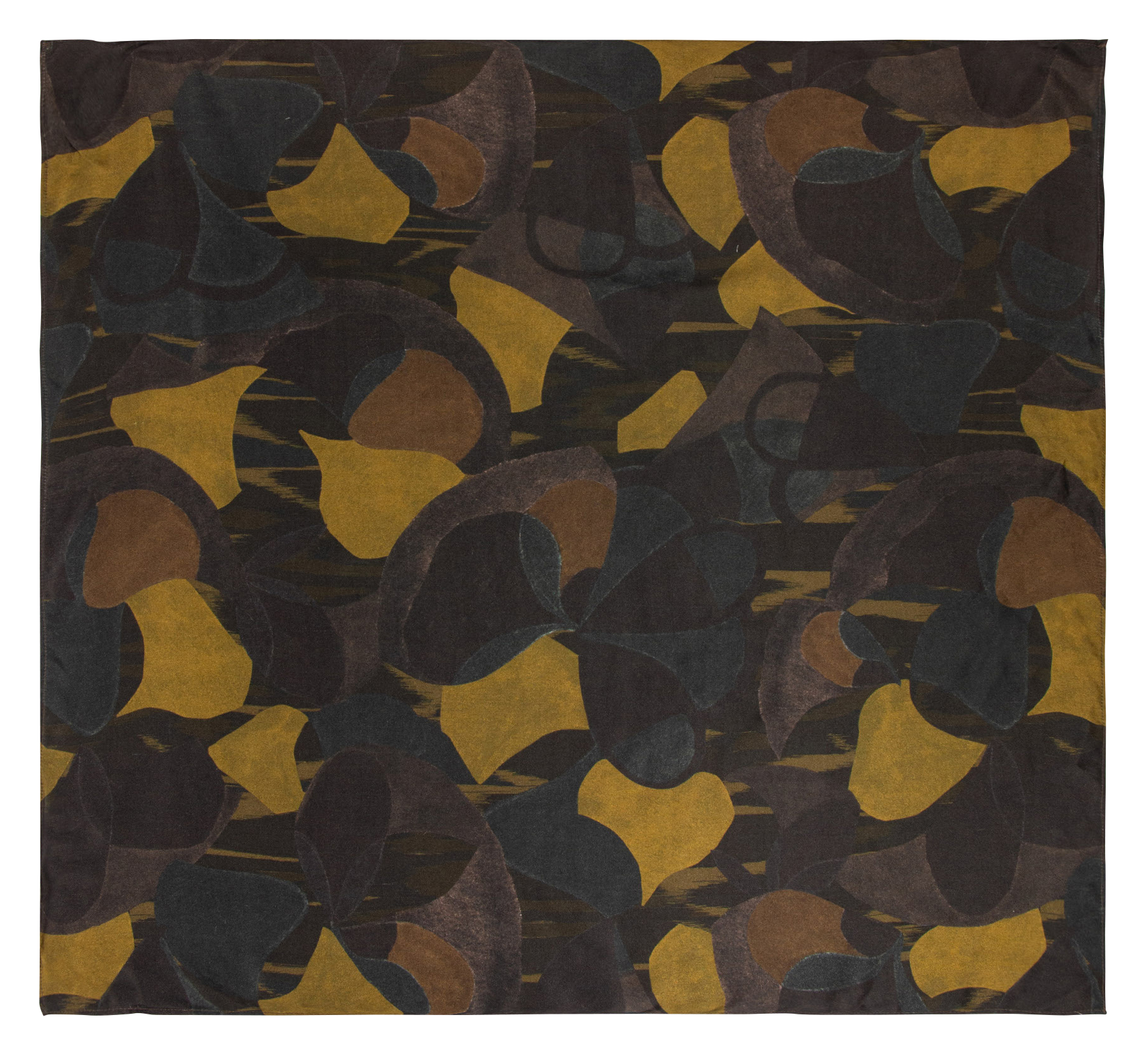 Quadratisches Tuch mit exklusivem Print aus Crêpe SESSUN Mehrfarbig