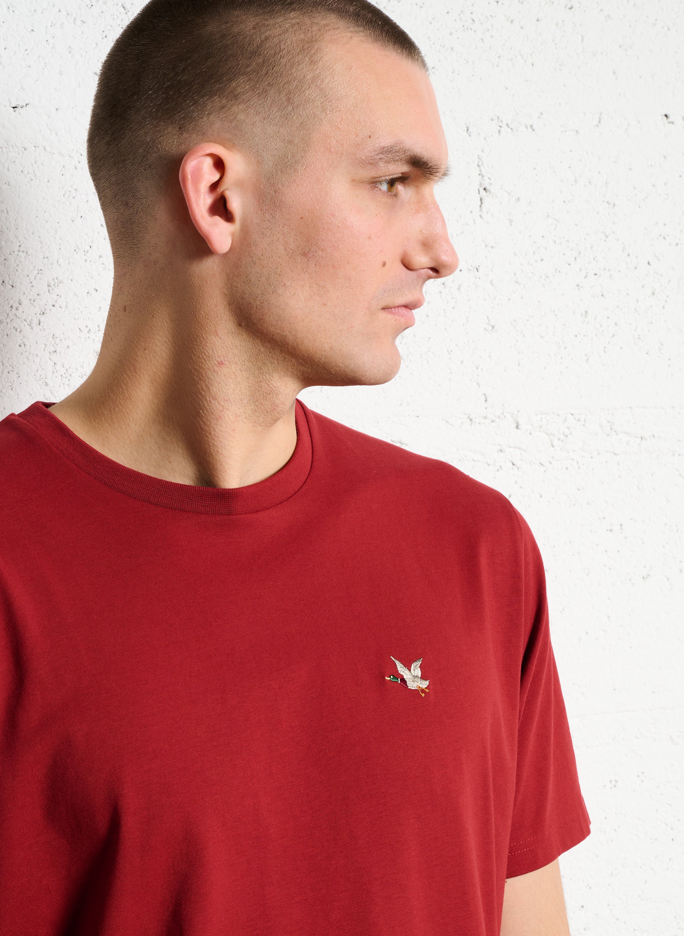 Tee-shirt oversize en coton bio CHEVIGNON Rouge