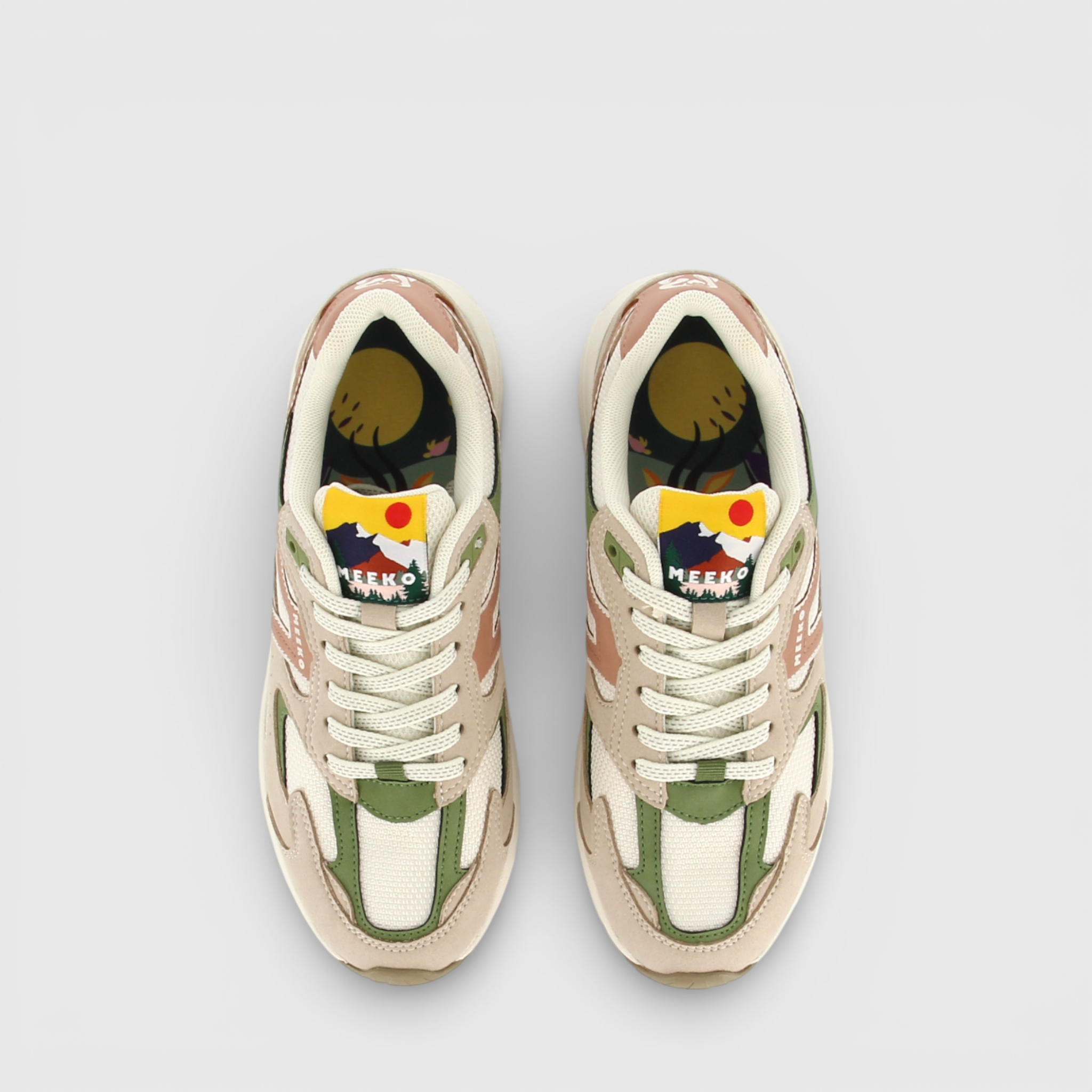 Baskets techniques et durables MEEKO Vert