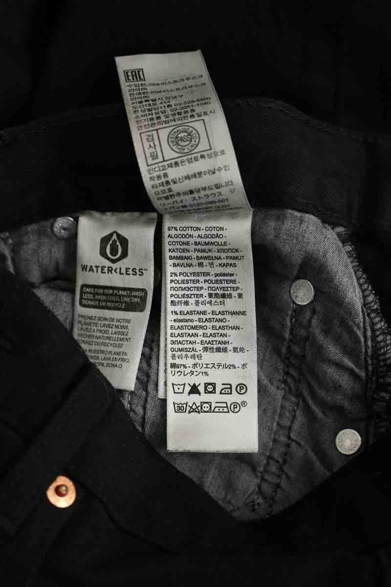 Jean droit LEVI'S - Seconde main Noir