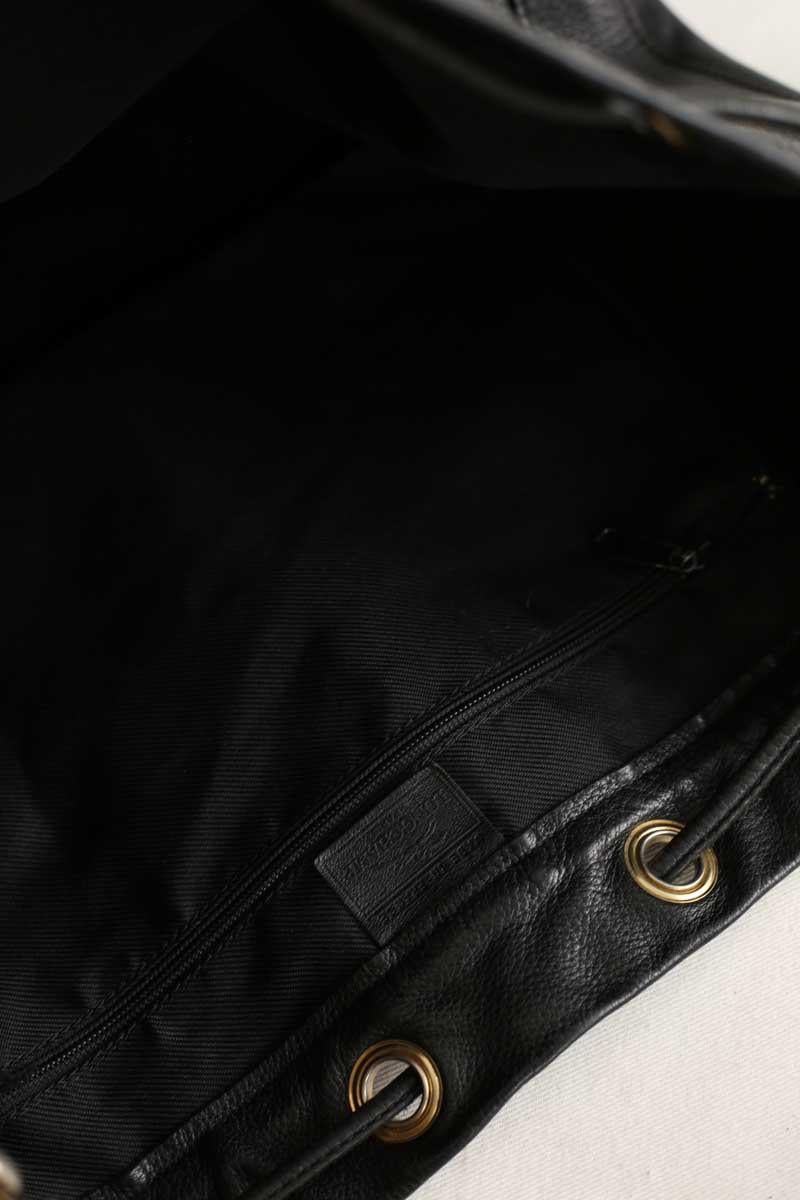 Sac seau LONGCHAMP - Seconde Main Noir