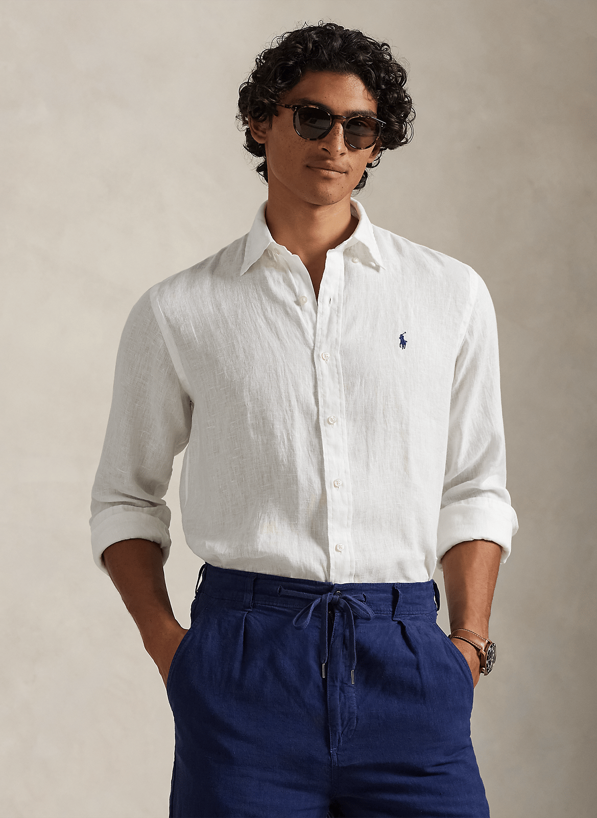 Regular-Fit-Hemd - Leinen POLO RALPH LAUREN