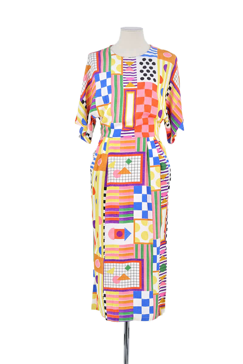 Dress MAKE MY LEMONADE - Seconde Main Multicolored