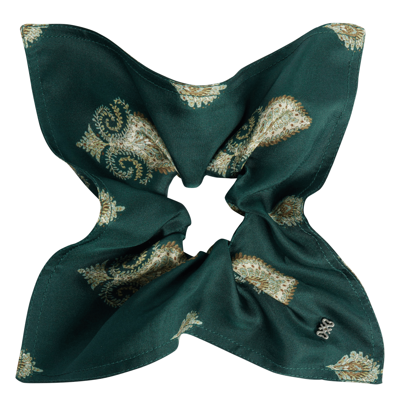 Chouchou à motifs SANDRO Vert