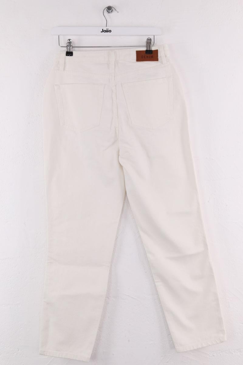Jean boyfriend SEZANE - Seconde main Blanc