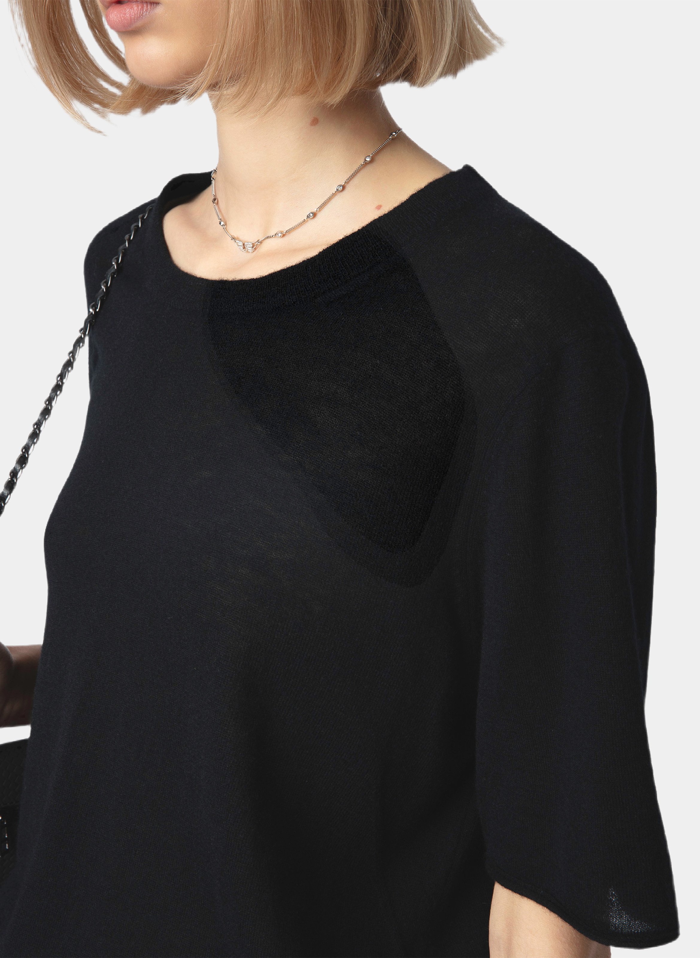 Rundhalspullover aus Kaschmir ZADIG&VOLTAIRE Schwarz
