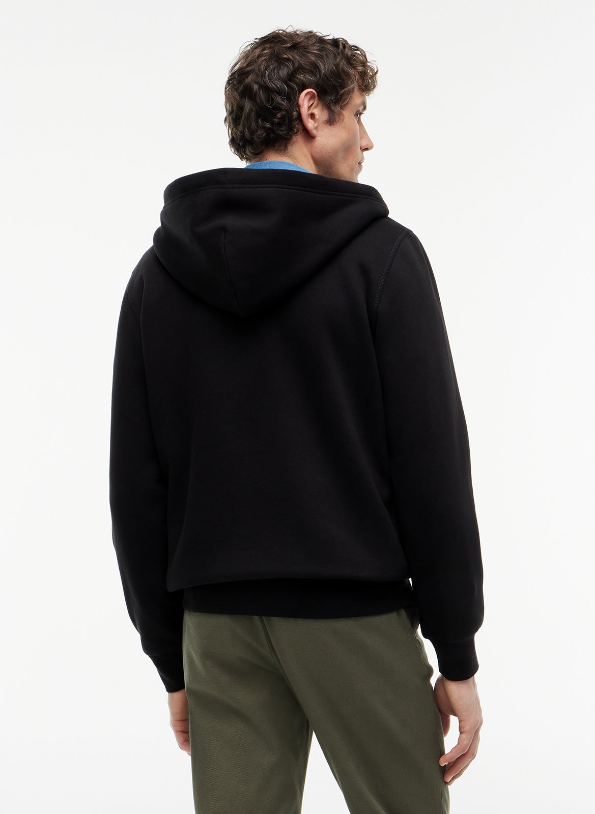 Kapuzensweatshirt aus Baumwoll-Mix mit Reißverschluss TOMMY HILFIGER Schwarz