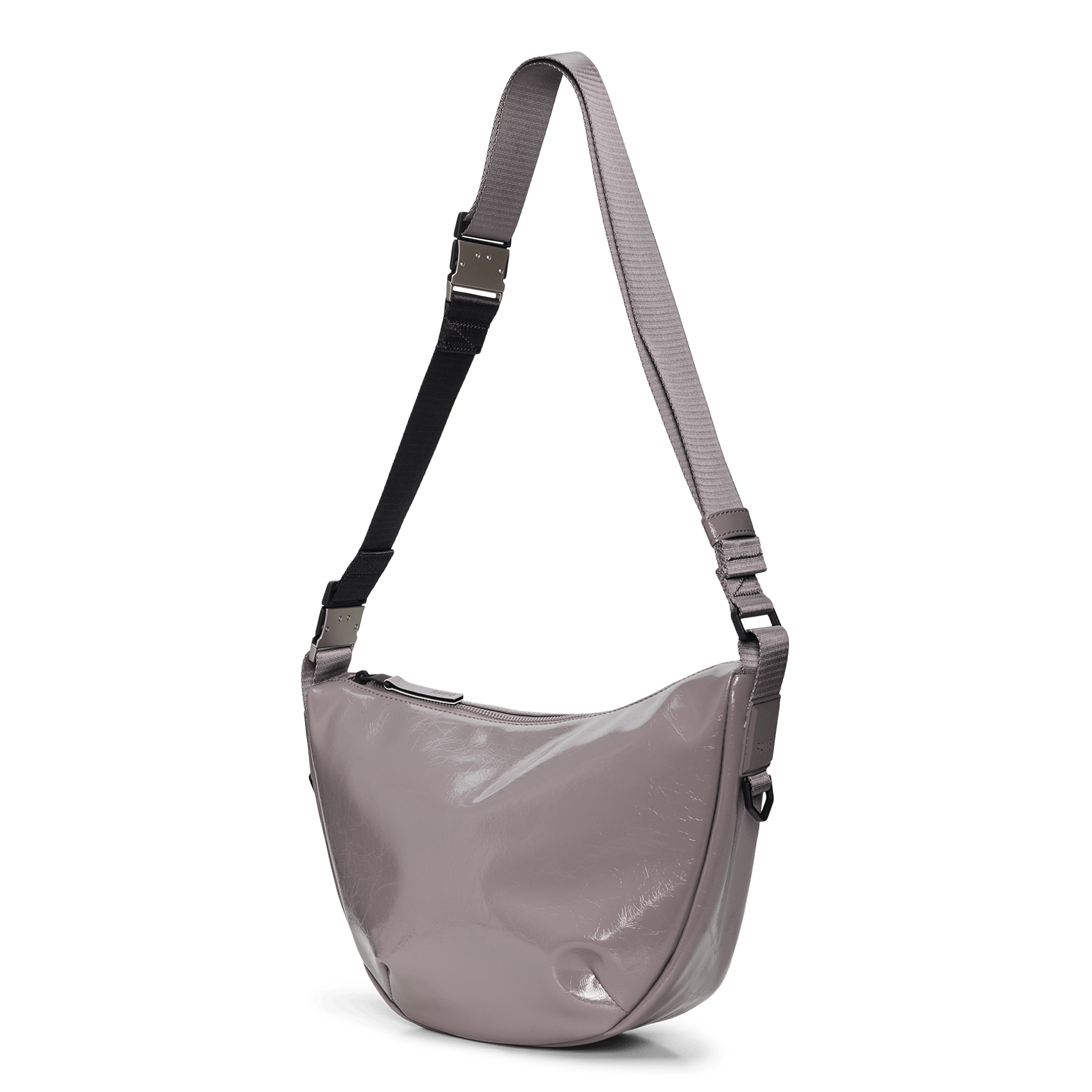 Einfarbige Bauchtasche RAINS Beige