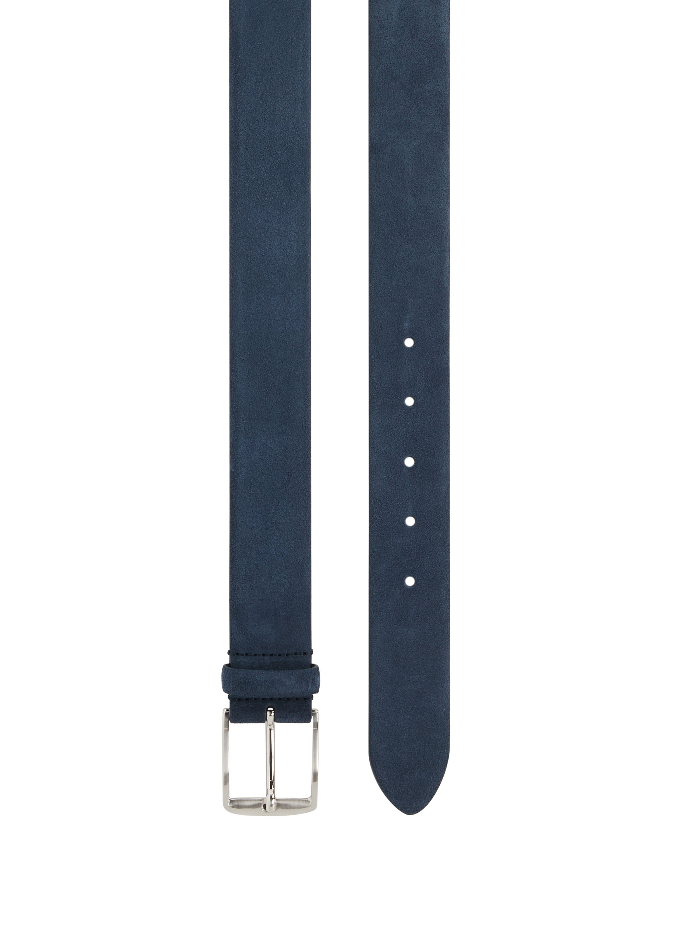 Belt in cowhide leather lem 98121/01 nubuck choc AU PRINTEMPS PARIS Blue