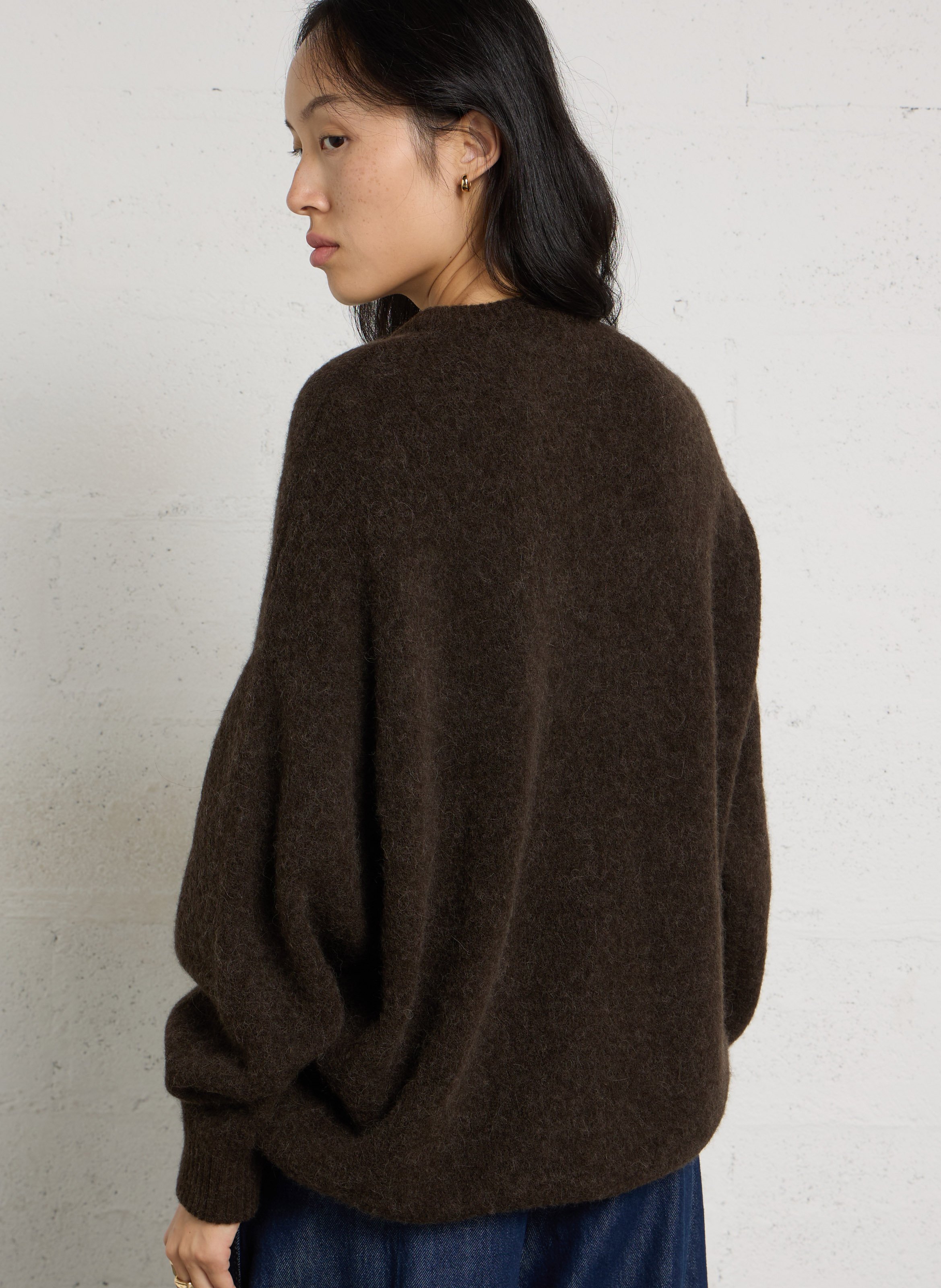 Oversized trui AMERICAN VINTAGE Bruin