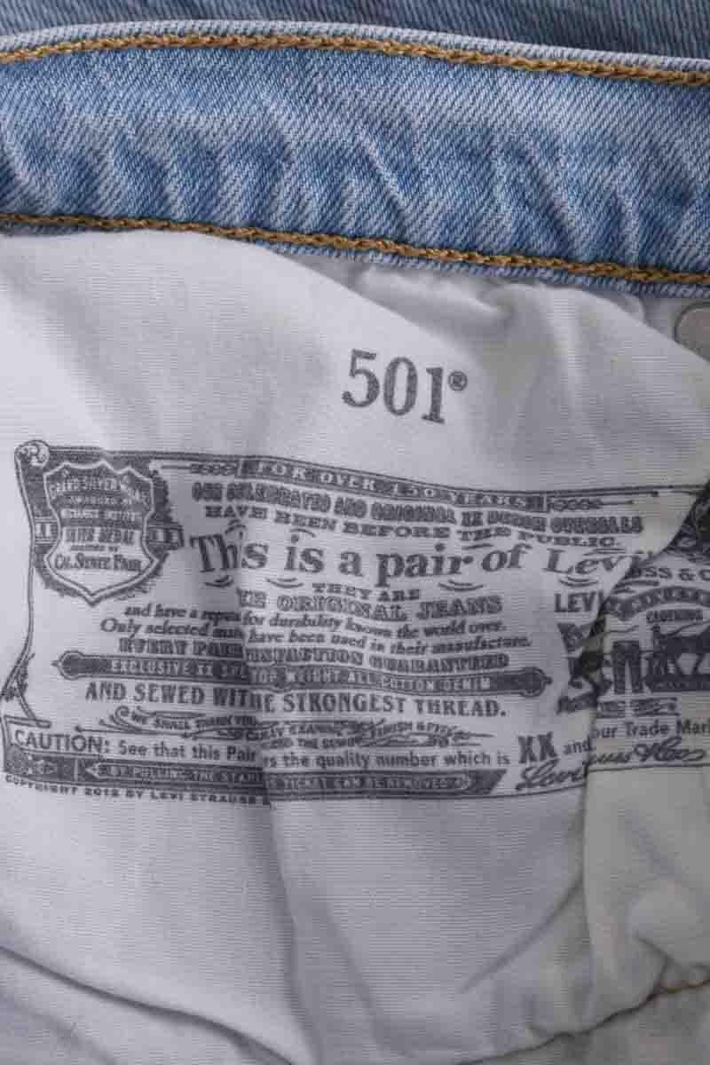 501 straight jeans LEVI'S - Seconde main Blue