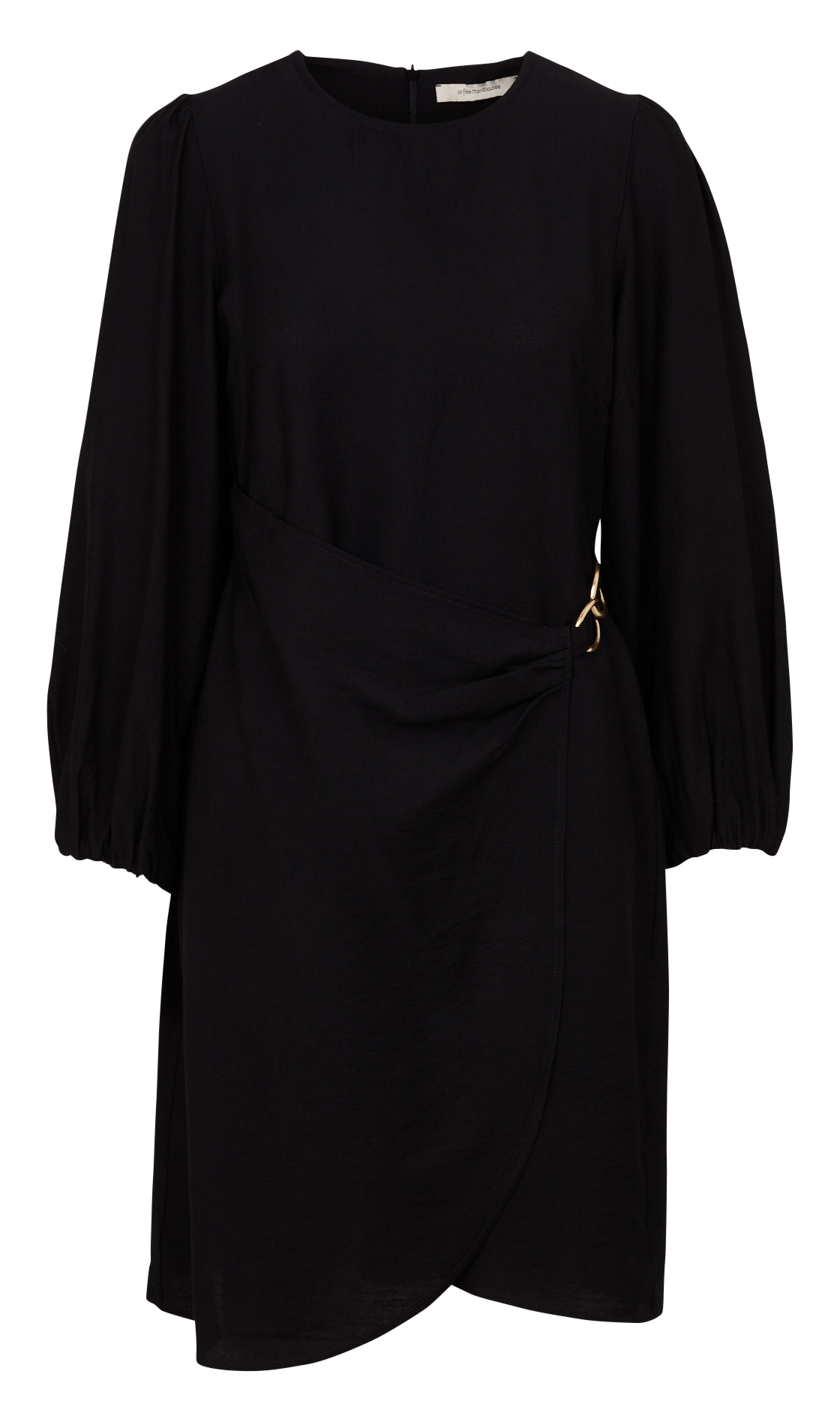 Straight Midi Dress LA FEE MARABOUTEE Black
