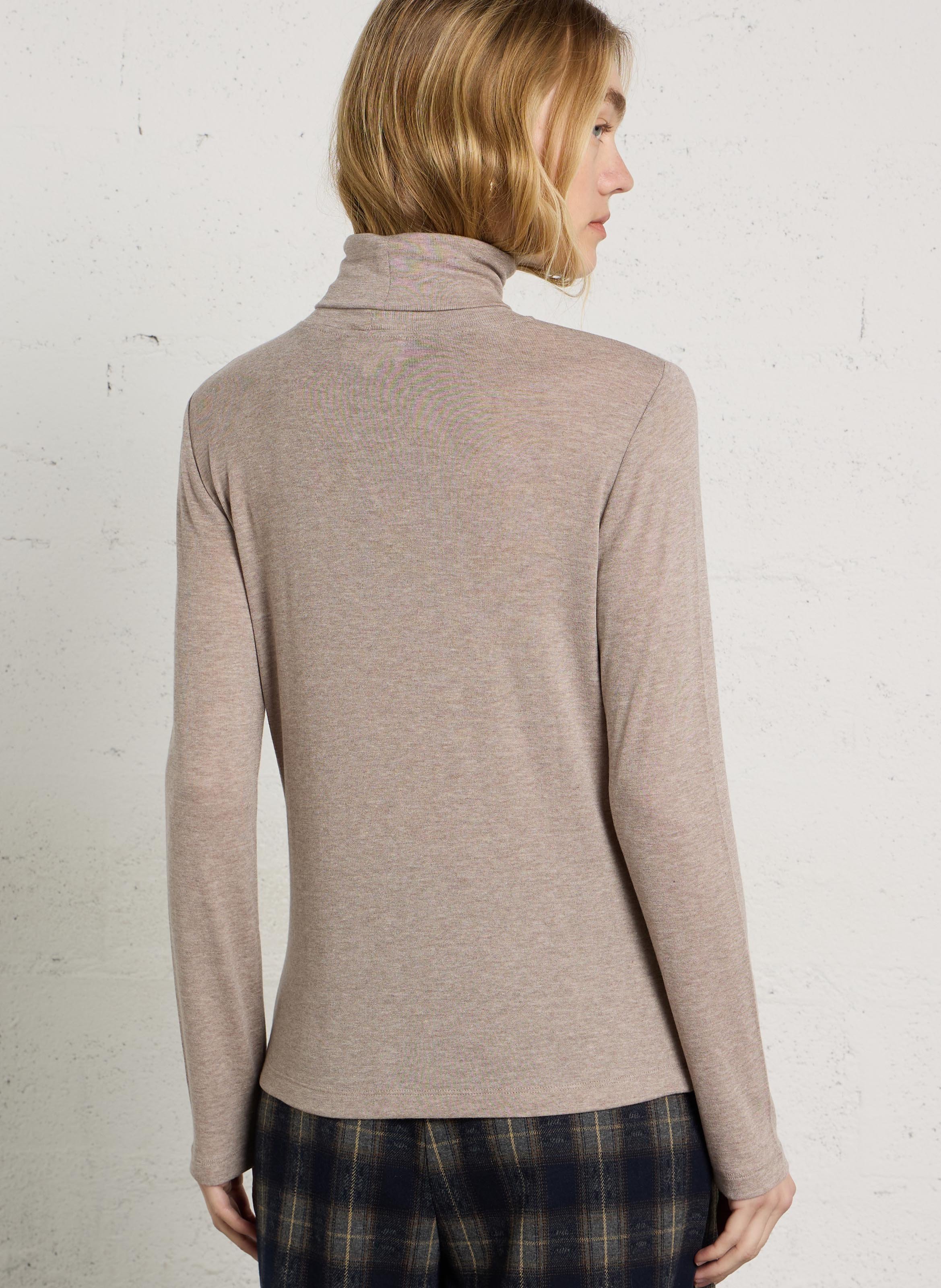 Long-sleeved roll-neck MAISON 123 Grey