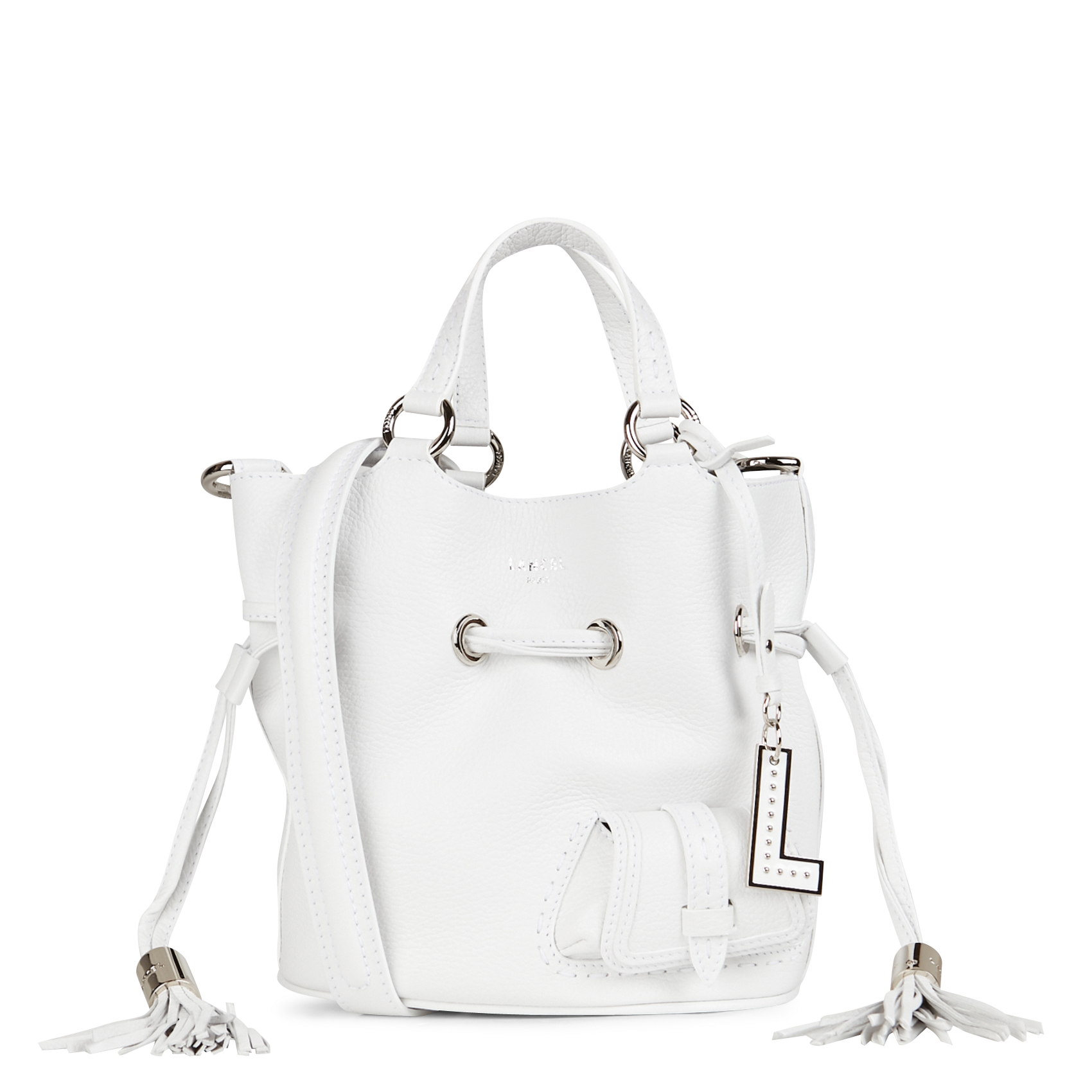 sac blanc lancel