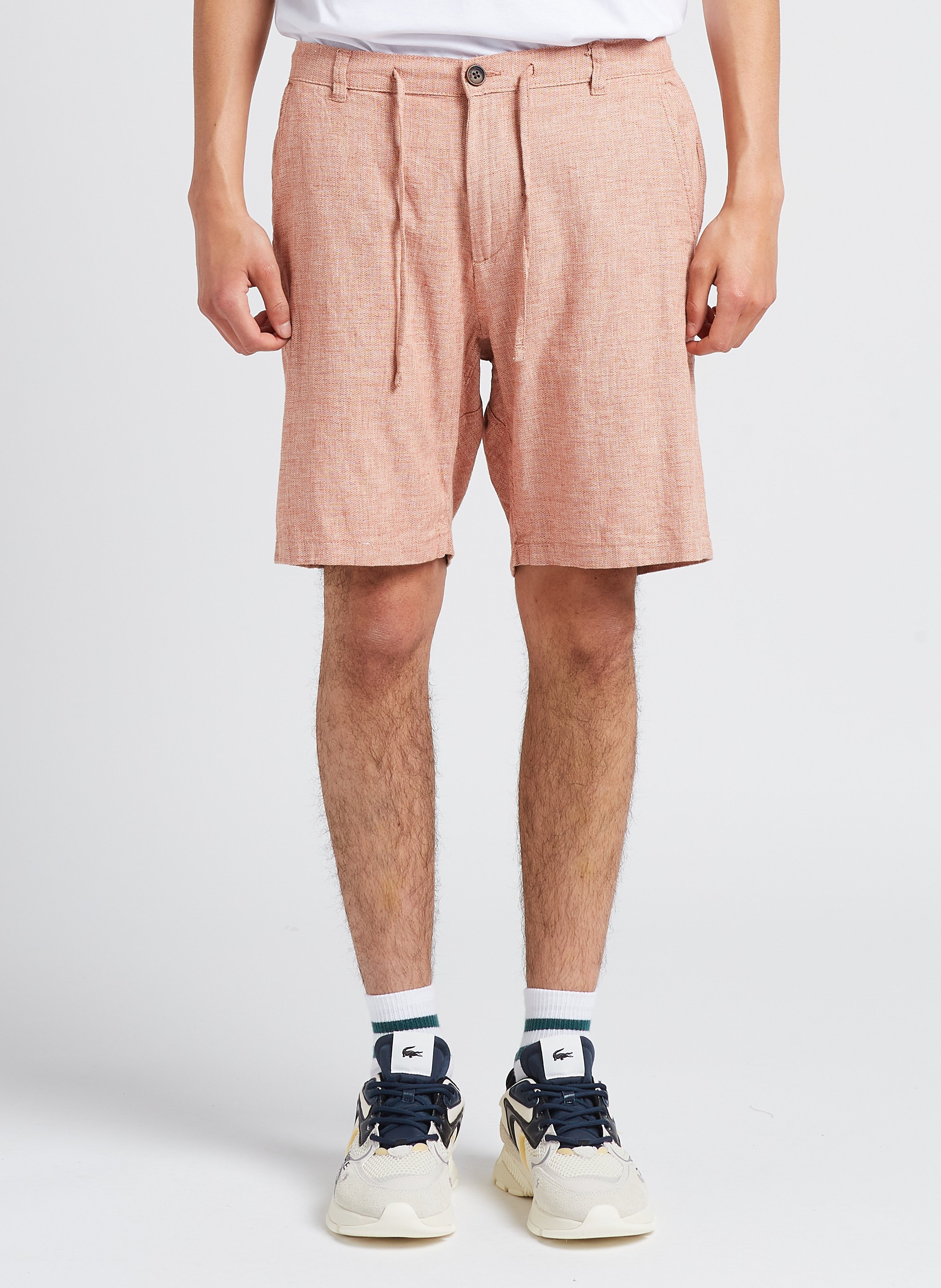 Shorts aus Biobaumwollmischung mit regulärer Passform SELECTED