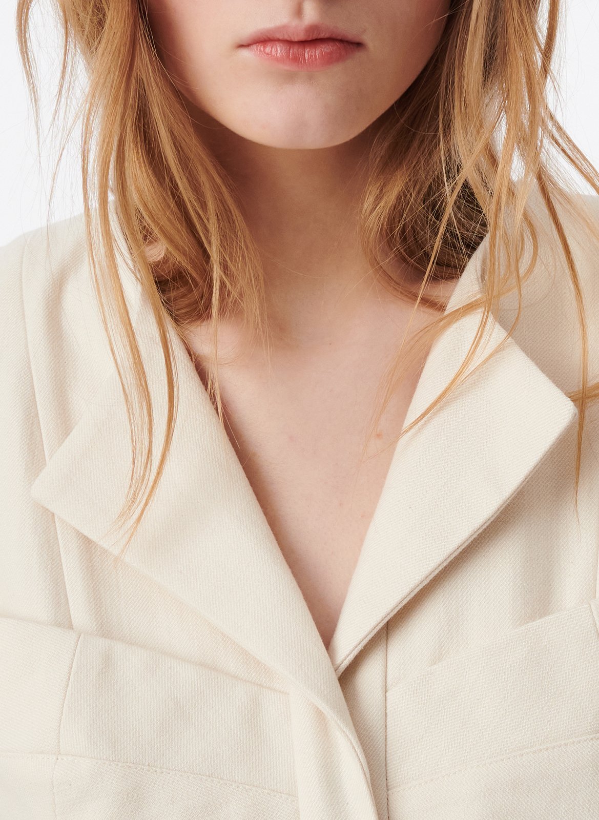 Long-sleeved belted top IRO Beige