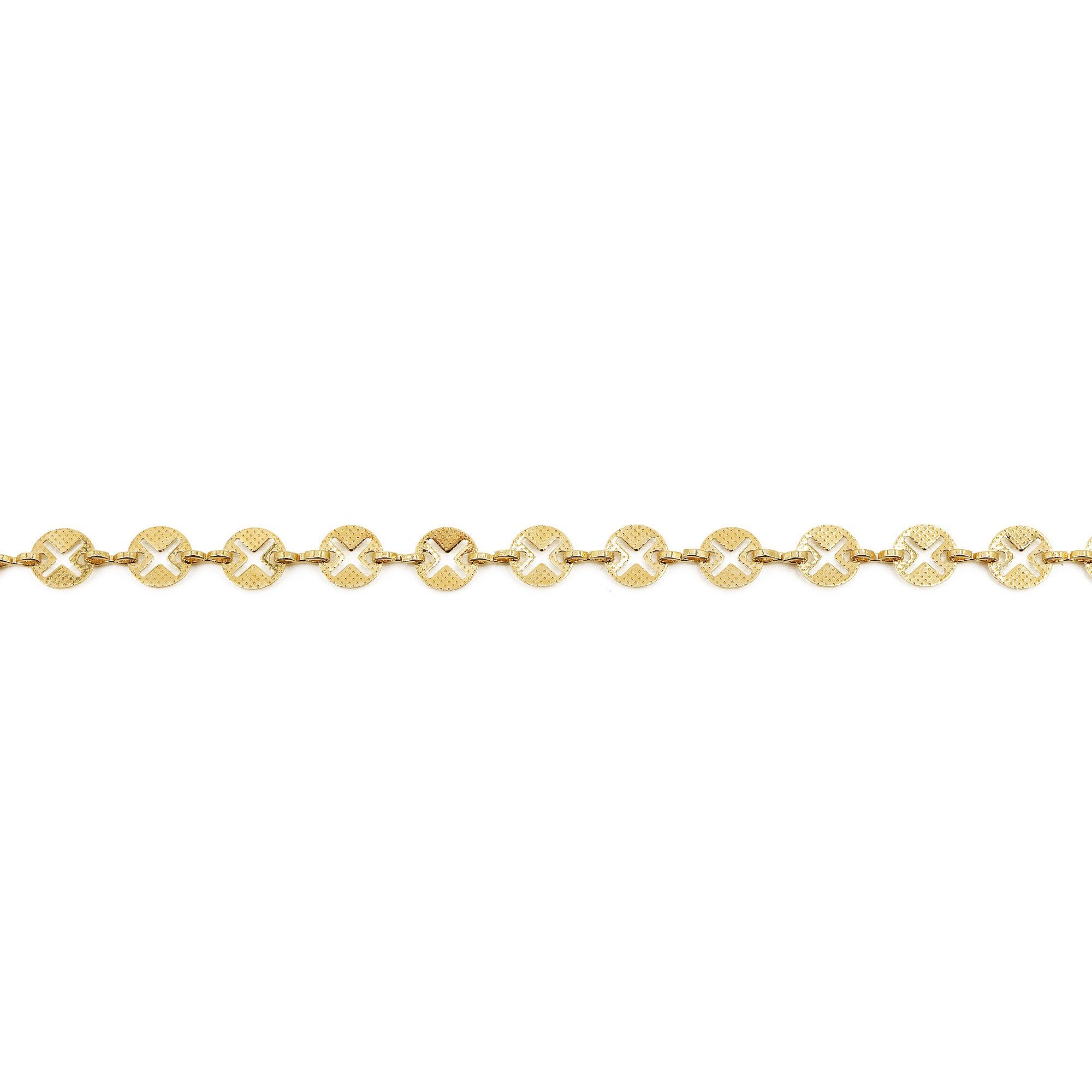 Timeless gold-plated bracelet NILAI Golden