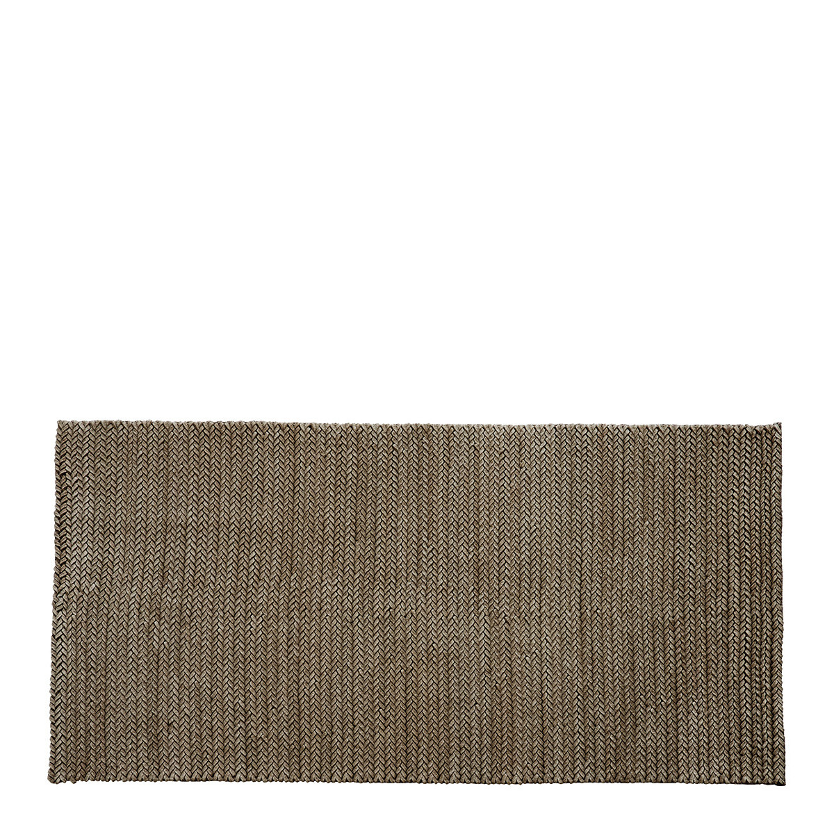 Wool rug BLANC D'IVOIRE Brown