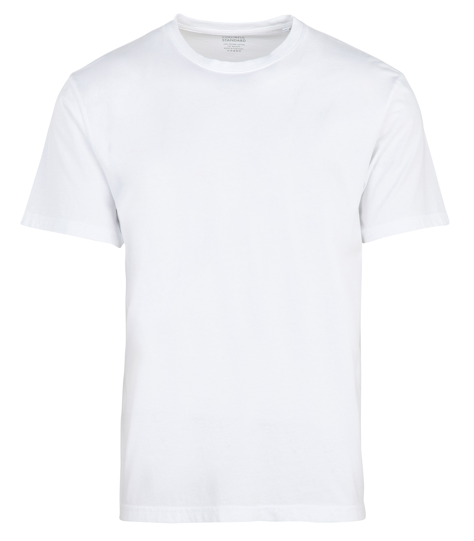 Rundhals-T-Shirt aus Bio-Baumwolle COLORFUL STANDARD Weiss