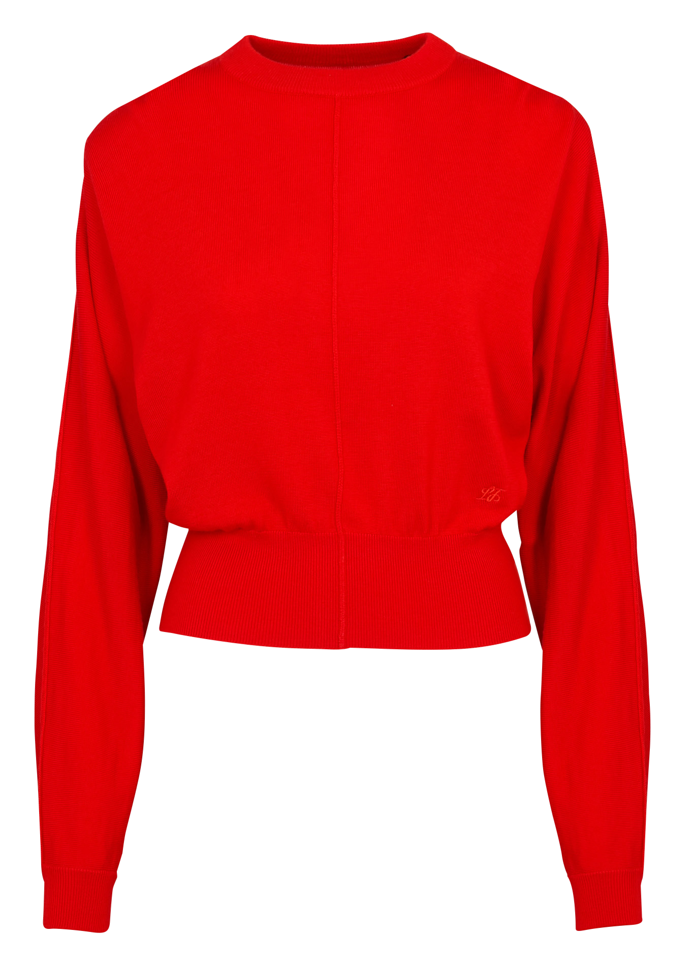 Woleg - Oversize-Wollpullover mit Rundhalsausschnitt LAURENCE BRAS Rot