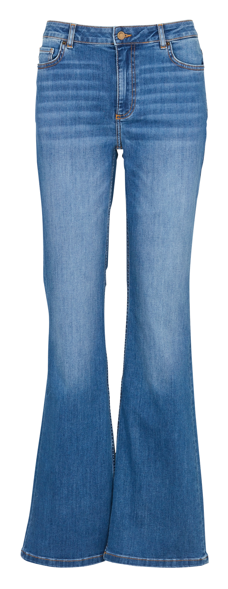 Flared jeans - katoenblend BA&SH Blauw