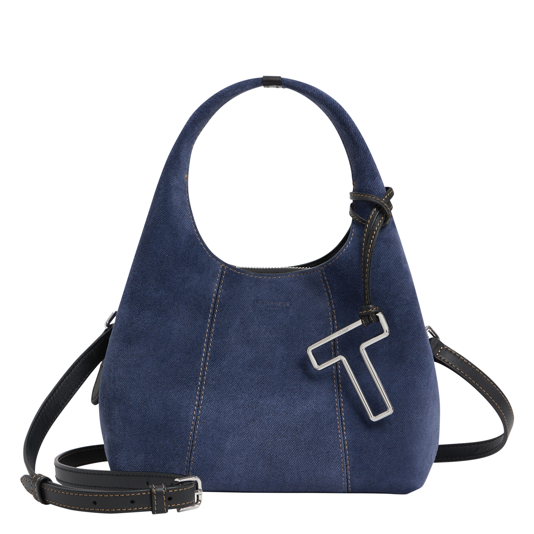 Sac à main en cuir LE TANNEUR Bleu
