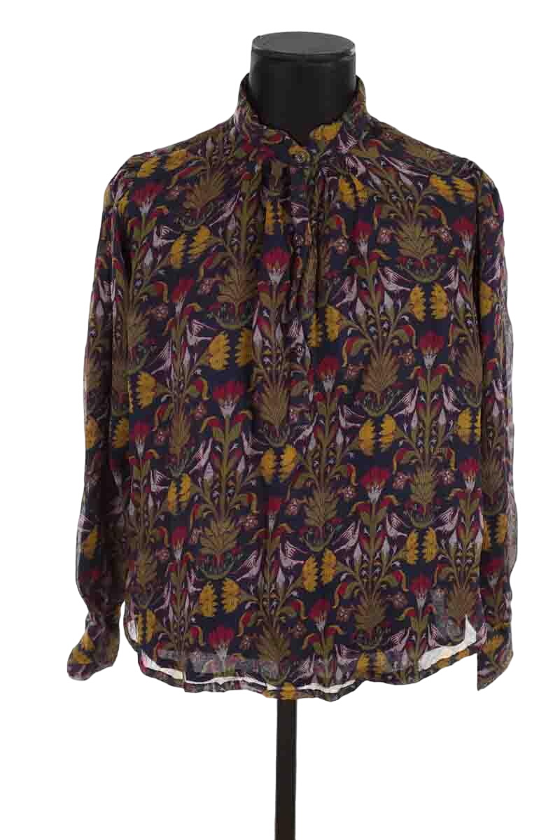 Silk blouse VALENTINE GAUTHIER- SECONDE MAIN Blue