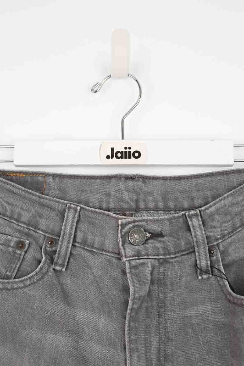 Cotton skinny jeans LEVI'S - Seconde main Grey