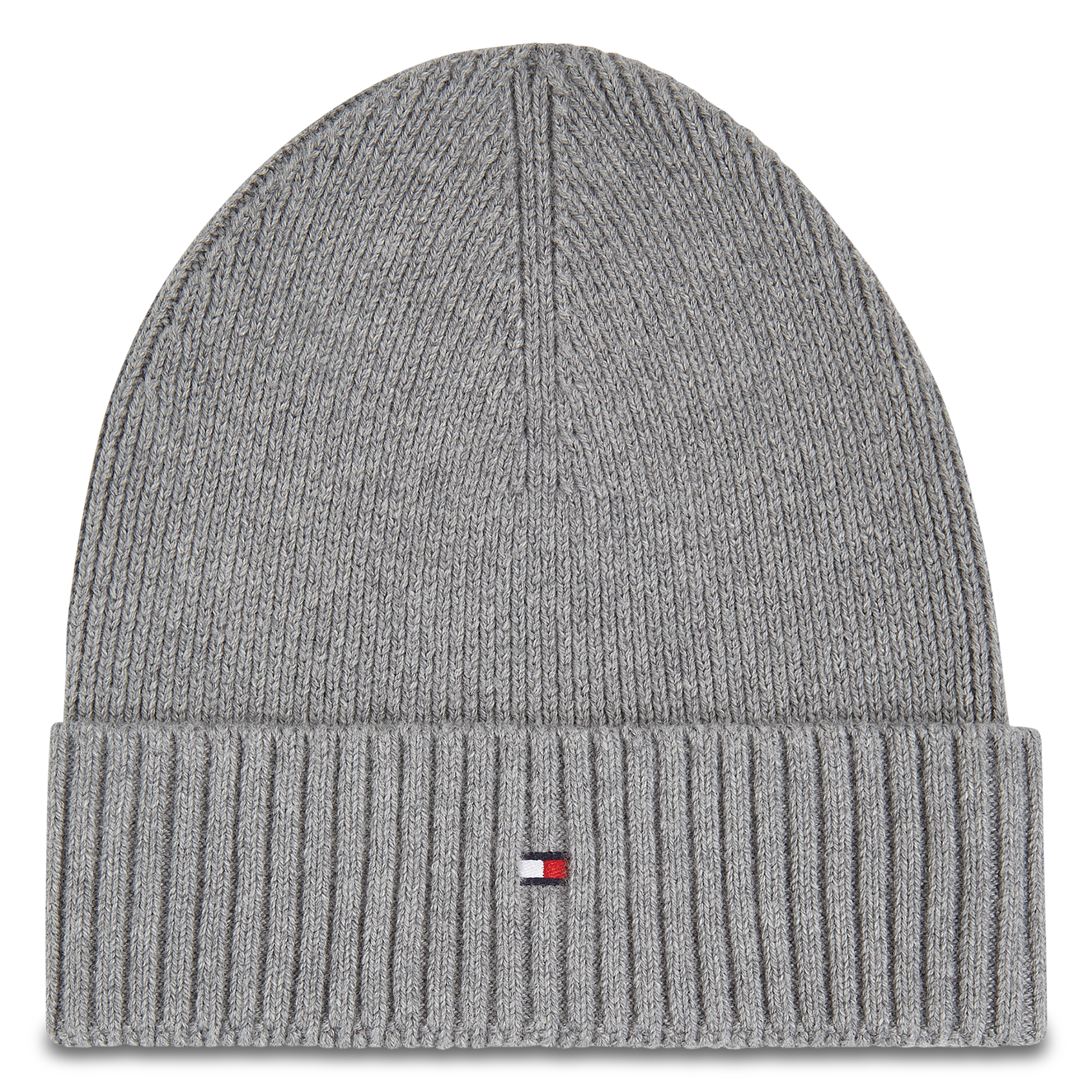 Muts van biologisch katoenmengsel TOMMY HILFIGER Grijs