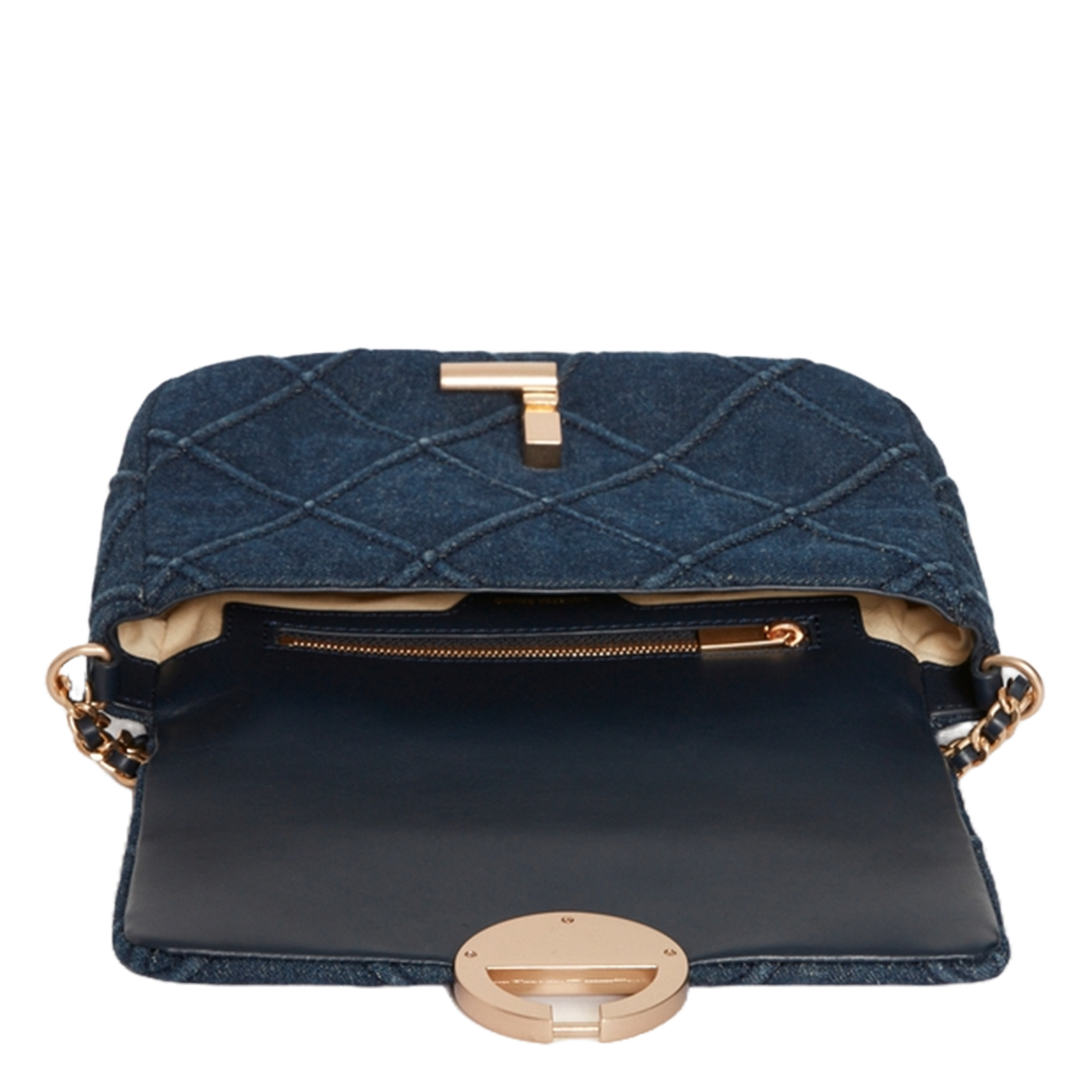 Cotton shoulder bag VANESSA BRUNO Blue