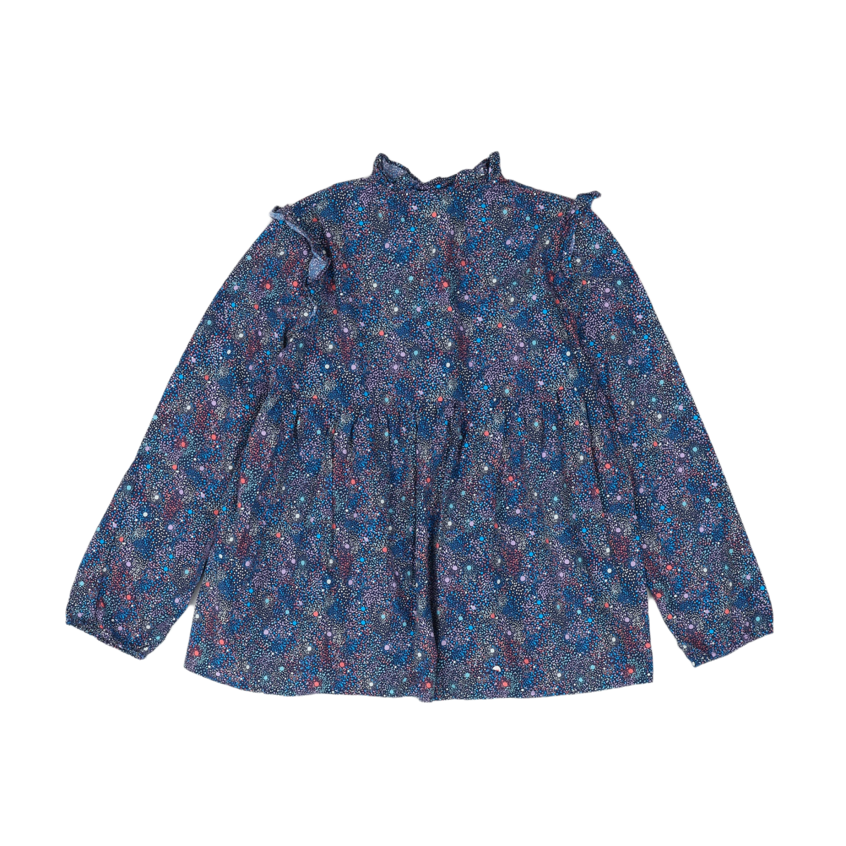 Blue kid's blouse - 12 years BONTON - Seconde Main Blue