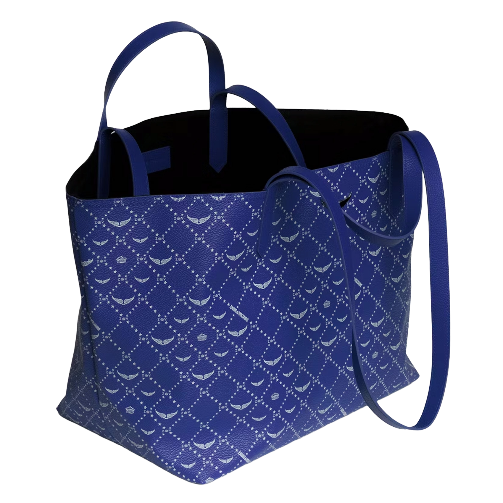 Shopper tas met print ZADIG&VOLTAIRE Blauw
