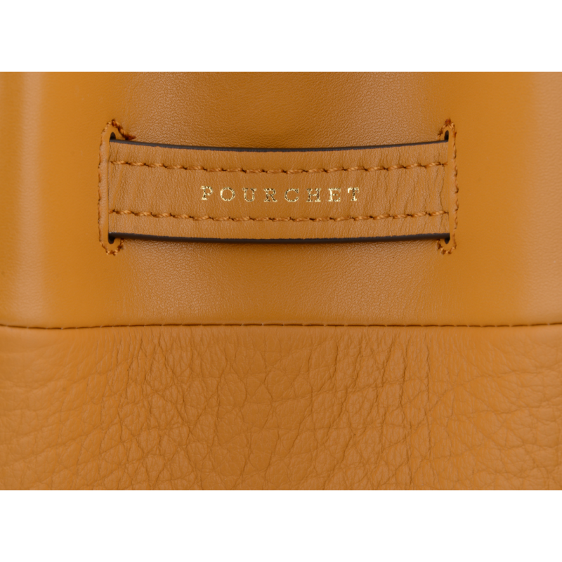 Handbag - cowhide leather POURCHET Red