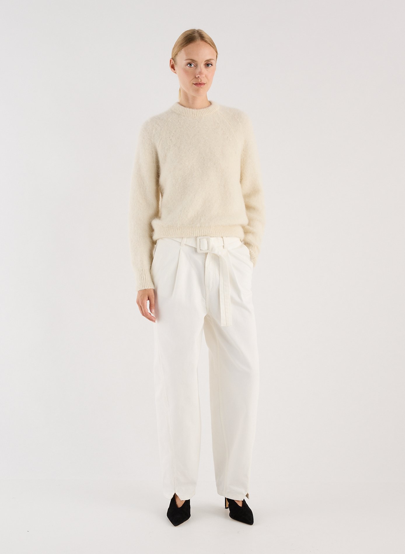 Jean droit en coton SAISON 1865 Blanc