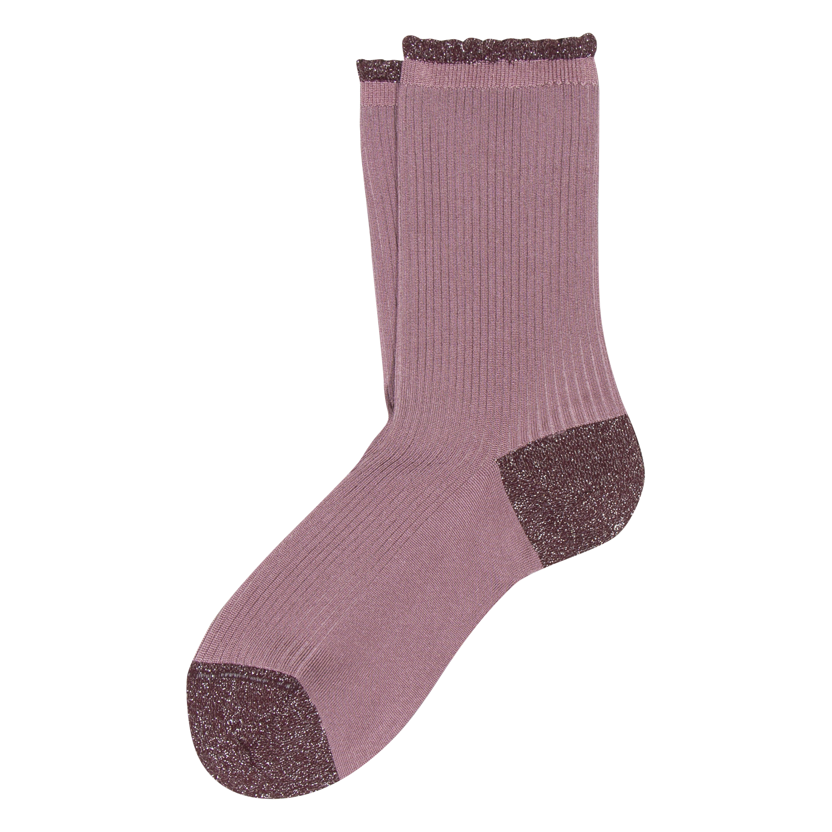 Chaussettes en maille ANT45 Rose