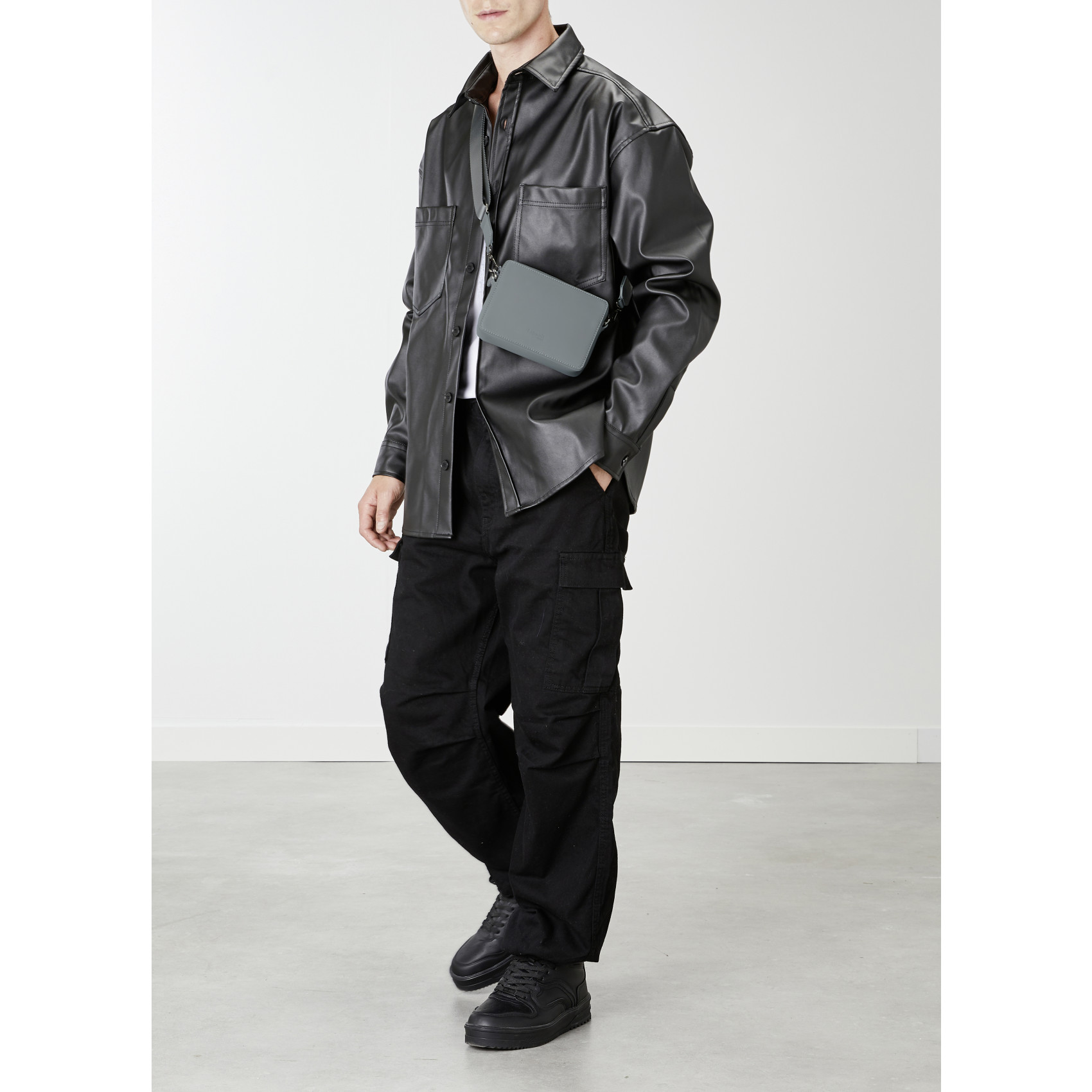 Lost in berlin cross-over bag the box LIPAULT Gris