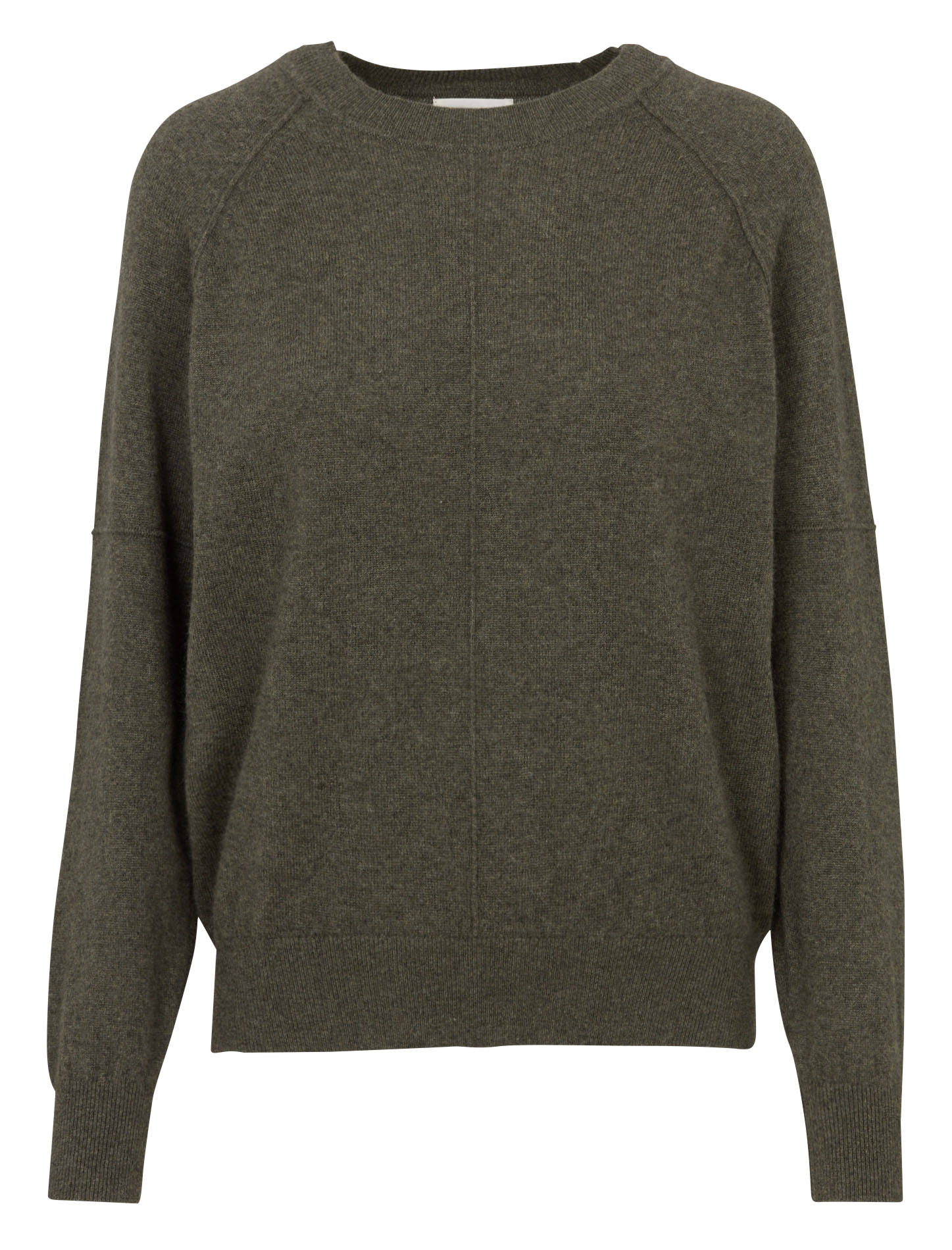 Belted cashmere sweater MAISON 123 Khaki