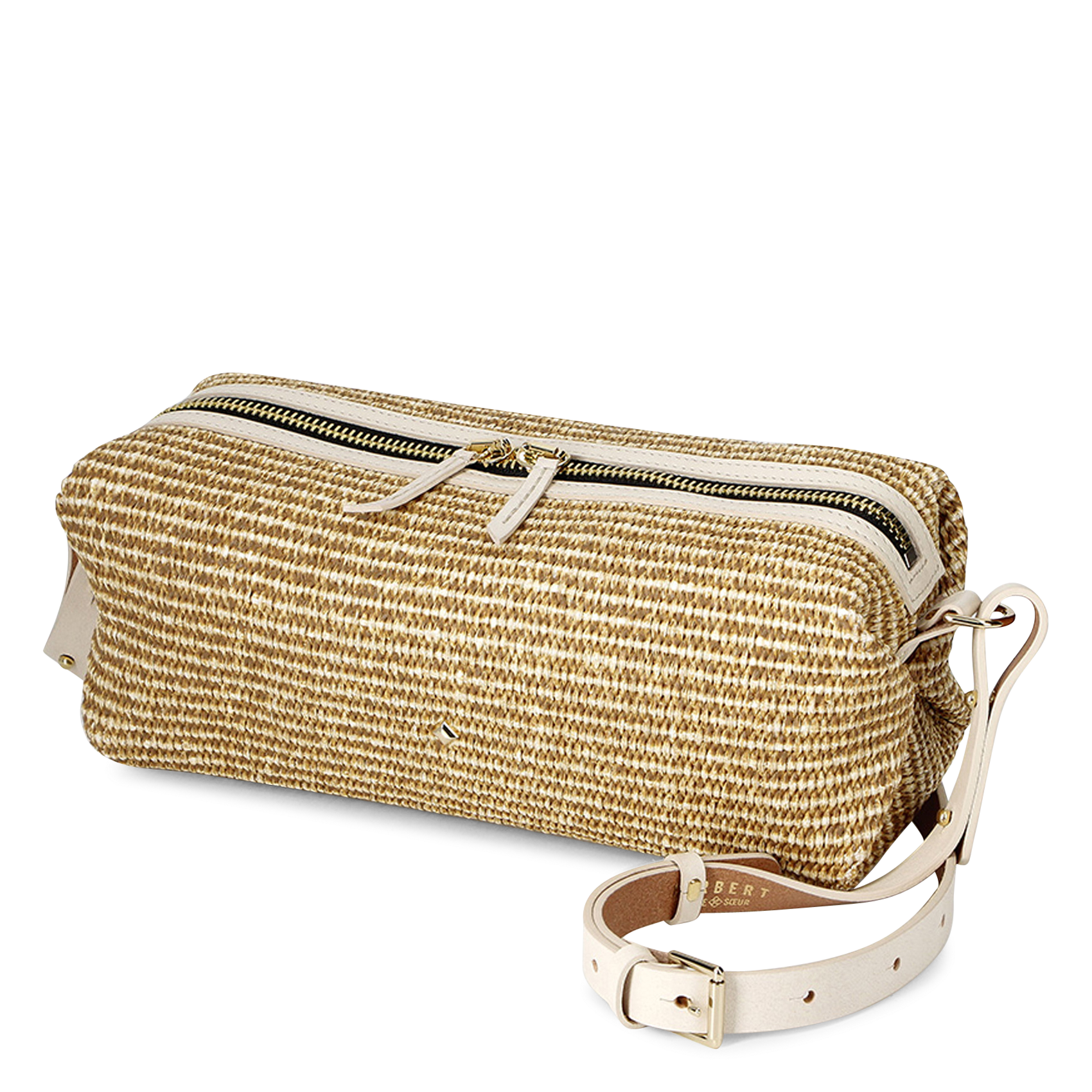 Cotton-blend shoulder bag HERBERT FRERE SOEUR Multicolored