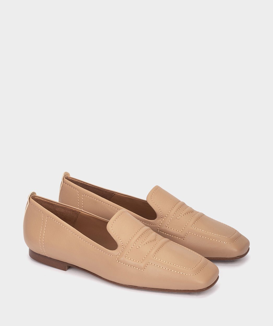 Leather moccasins with flexible soles. PEDRO MIRALLES Brown