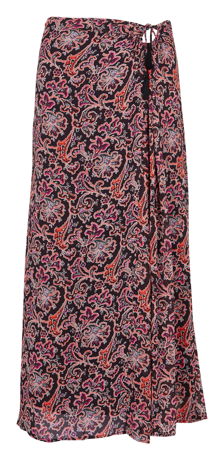 Long flared printed skirt LA FEE MARABOUTEE Multicolored