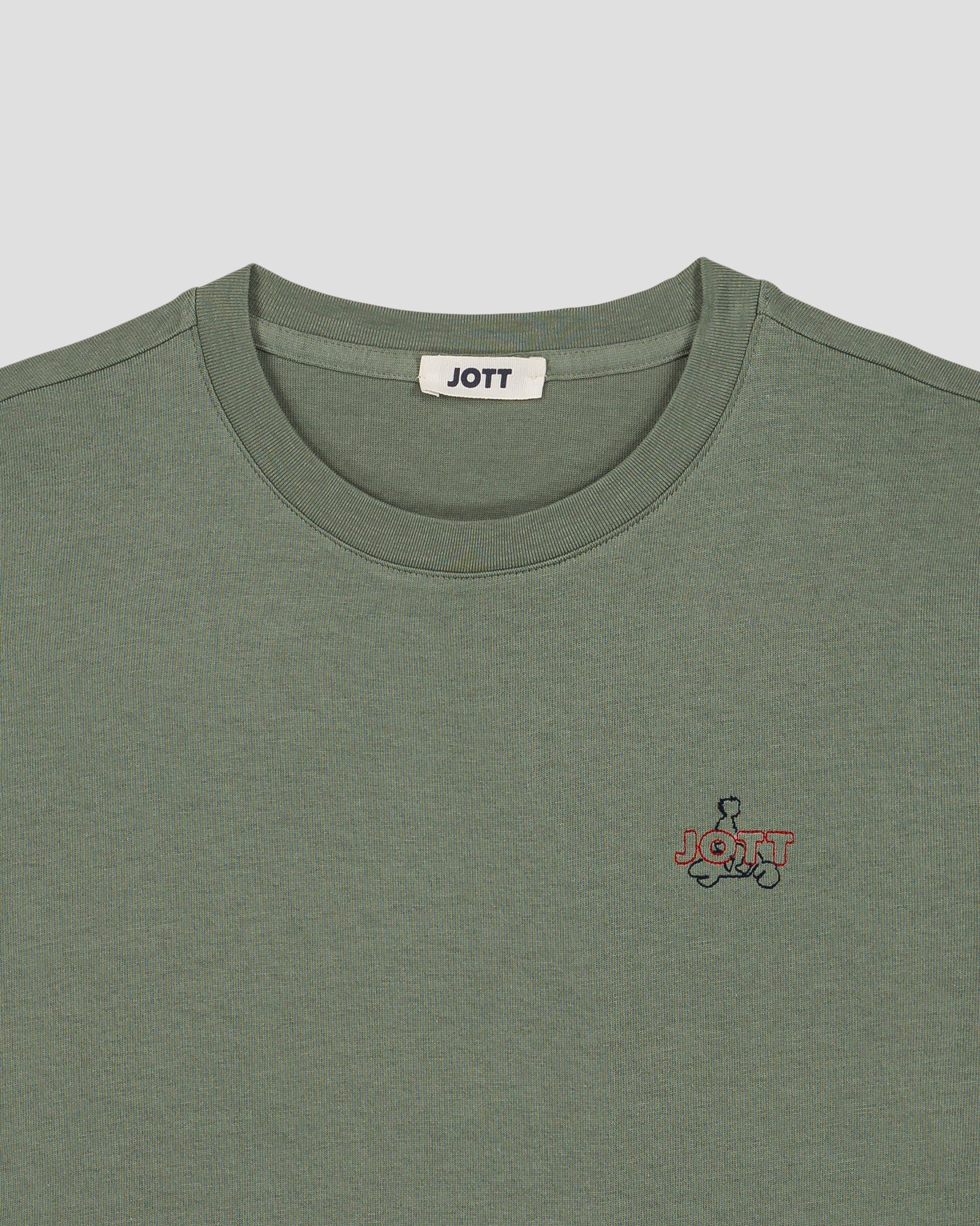 <p>T-shirt round neck unisex lipe</p> JOTT Green