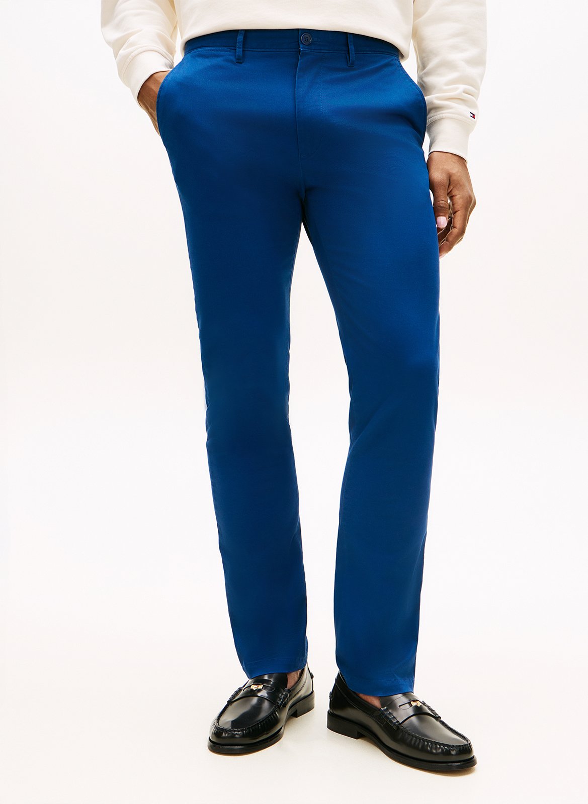 Chinohose aus Baumwoll-Mix TOMMY HILFIGER Blau