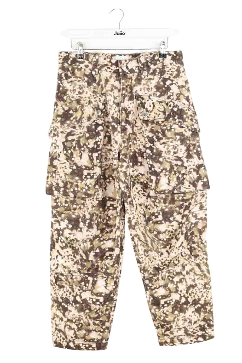 Cropped slim jeans with studs ISABEL MARANT - Seconde Main Multicolored