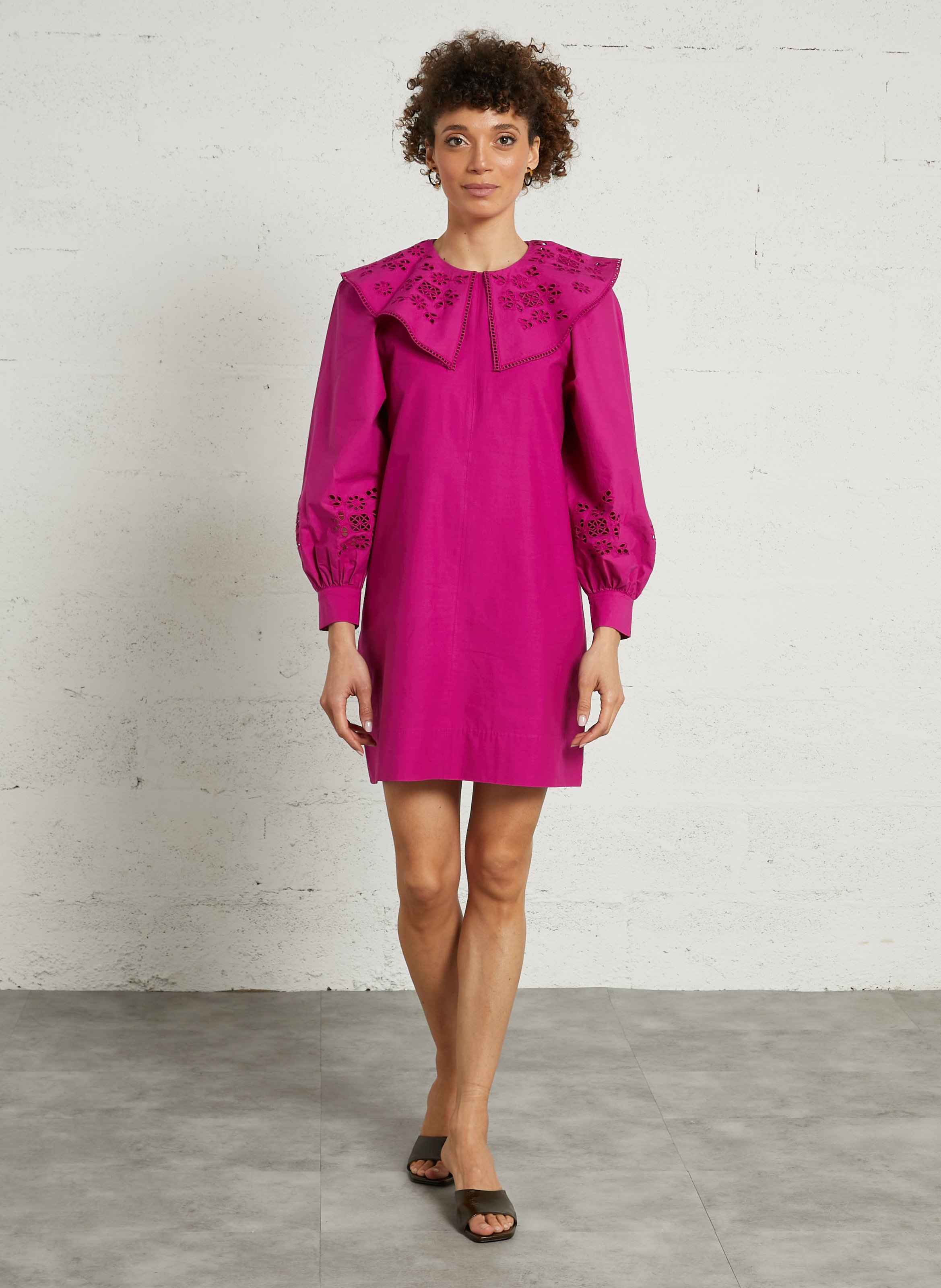 Heeled leather mules MI/MAI Khaki